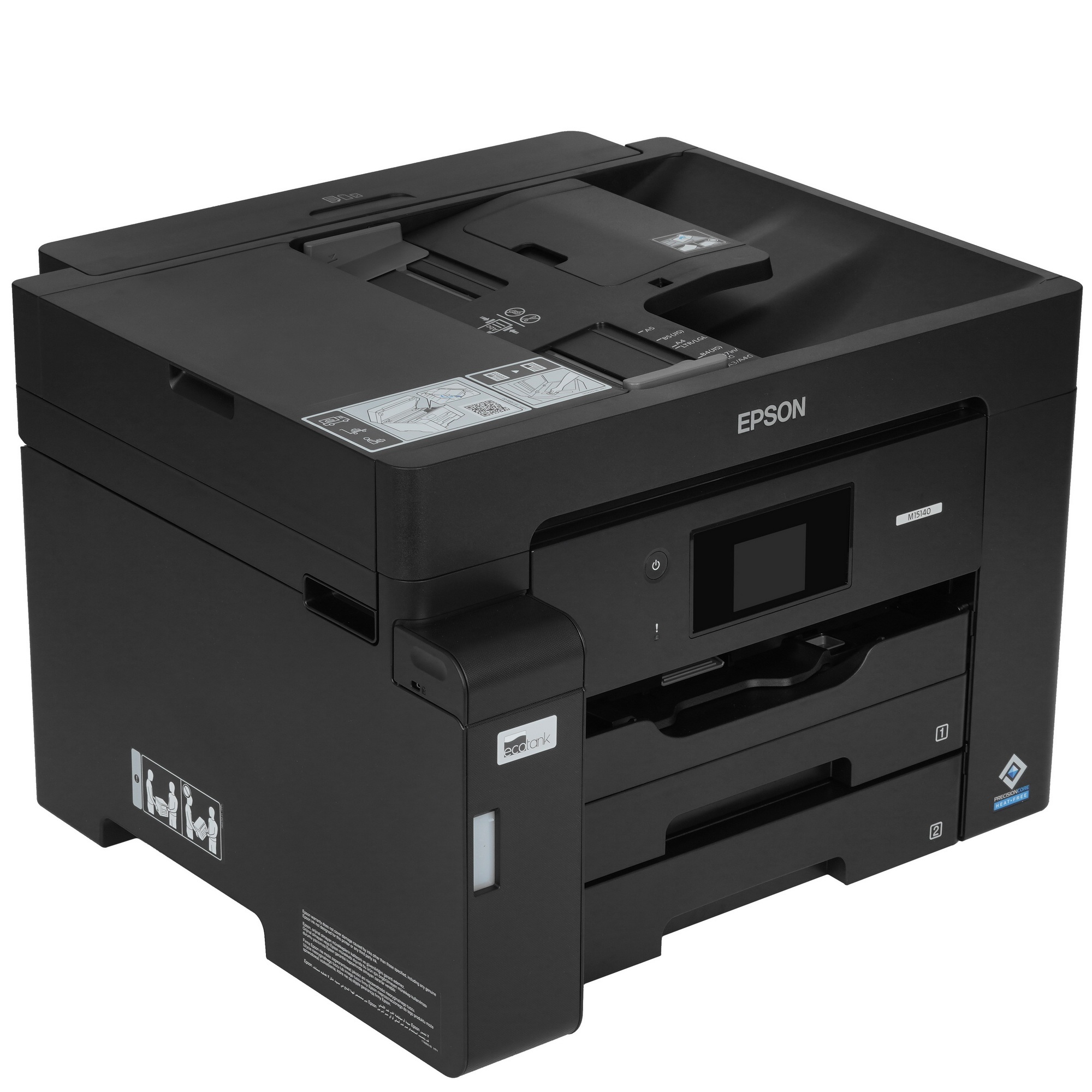 МФУ струйный Epson M15140 (C11CJ41404), A3+, ч/б, печ. до 25 стр/мин., скан. до 26 стр/мин., 2400 x