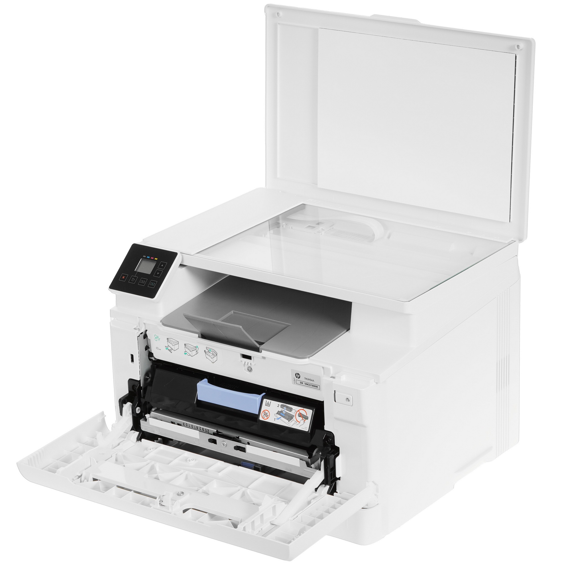 МФУ лазерный HP Color LaserJet Pro MFP M182n (7KW54A), A4, цветной, печ. до 16 стр/мин., 600 x 600 d