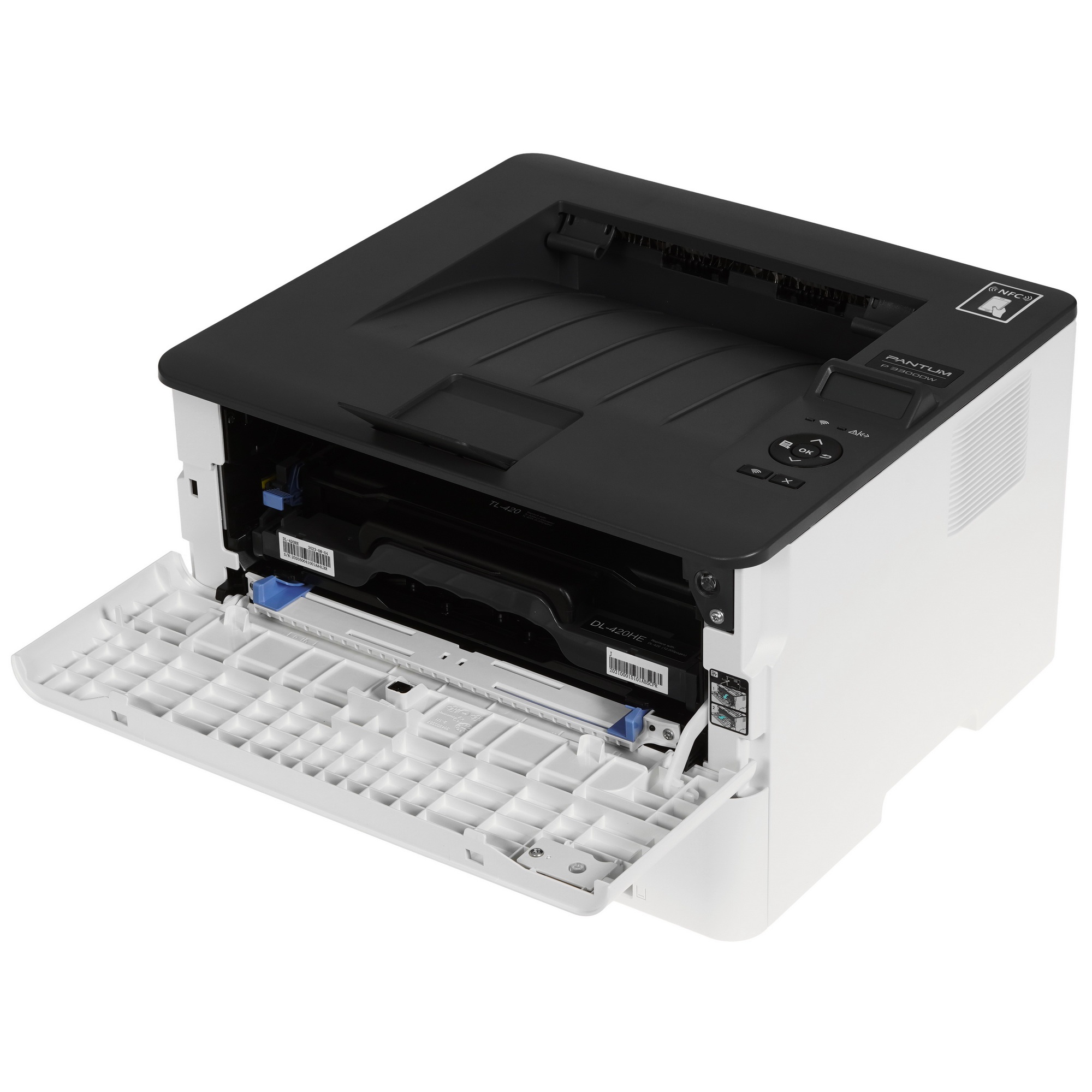 Принтер лазерный PANTUM P3300DW, A4, ч/б, печ. до 33 стр/мин., 1200 x 1200 dpi, RJ-45, Wi-Fi, NFC