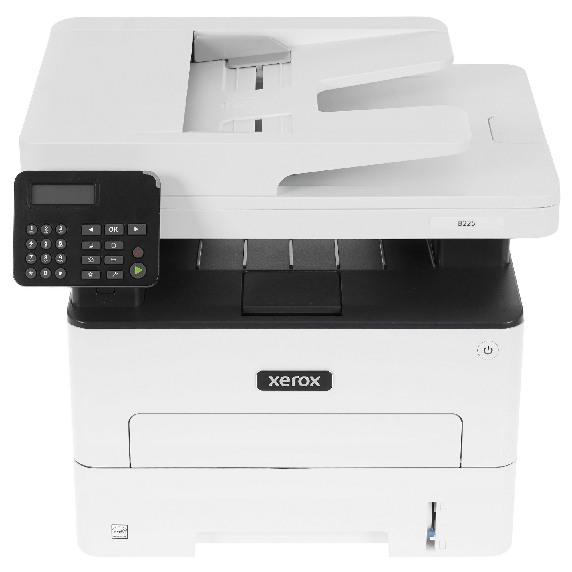 МФУ лазерный Xerox B225 (B225V_DNI), A4, ч/б, печ. до 34 стр/мин., скан. до 23 стр/мин. (ч/б) 7 стр/
