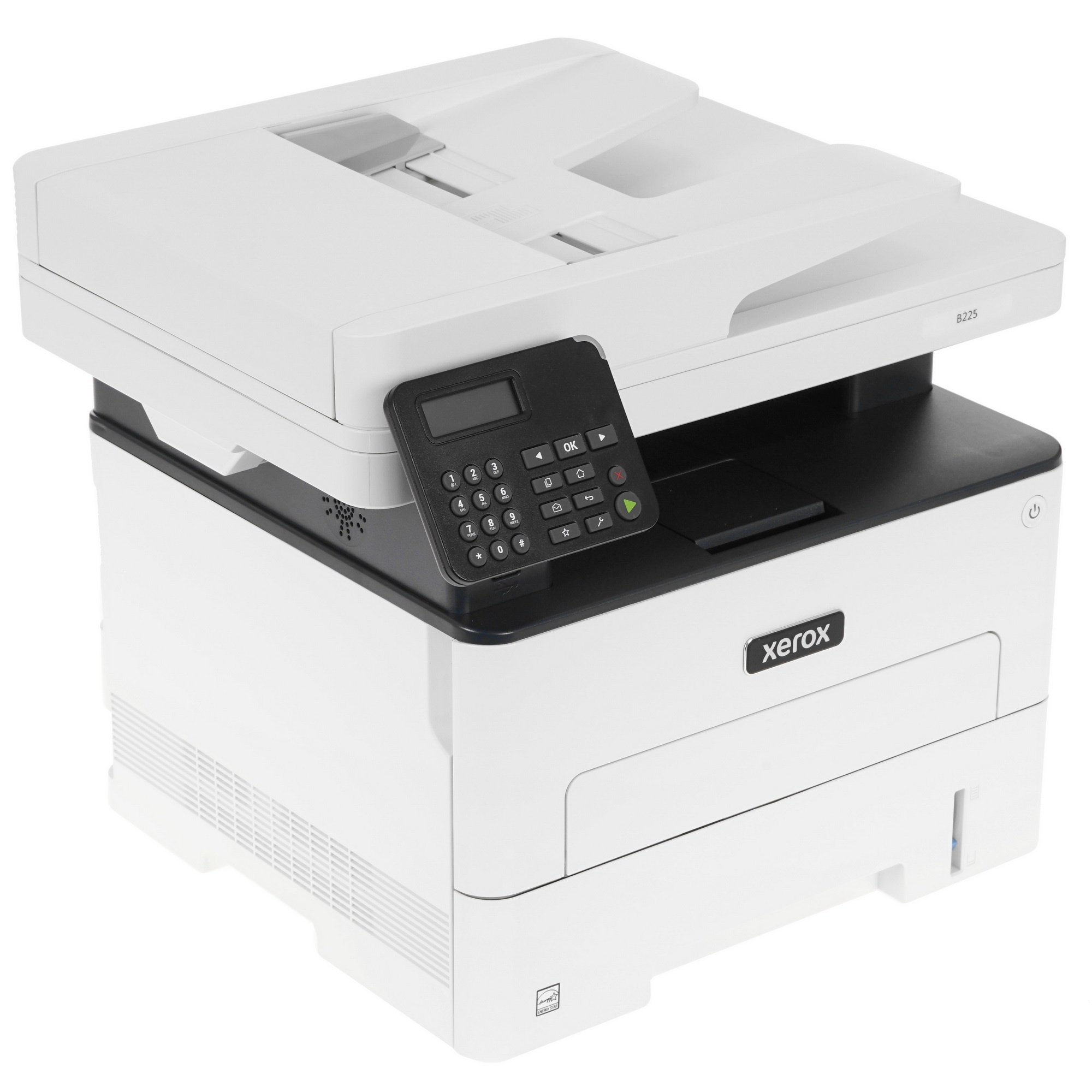МФУ лазерный Xerox B225 (B225V_DNI), A4, ч/б, печ. до 34 стр/мин., скан. до 23 стр/мин. (ч/б) 7 стр/