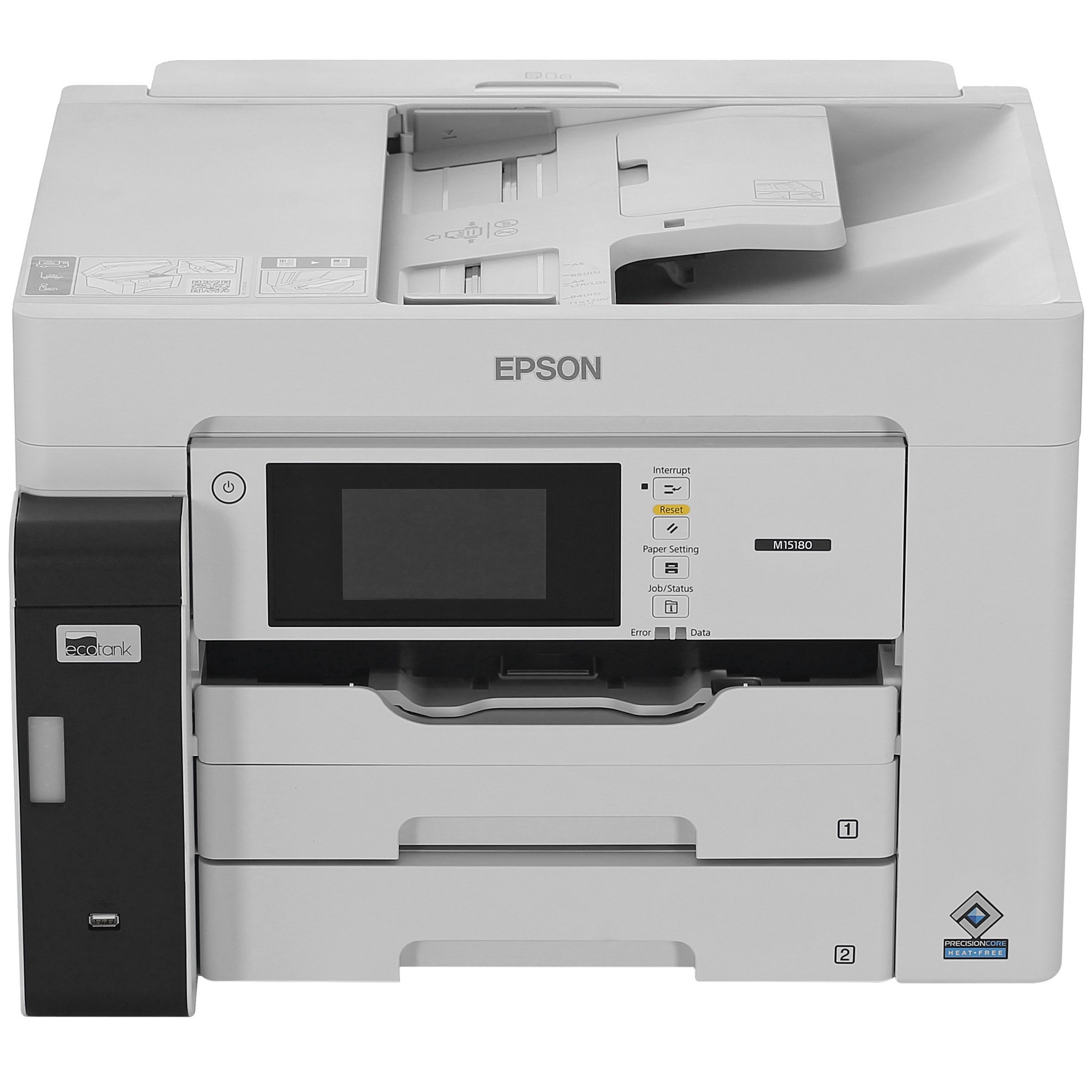 МФУ струйный EPSON M15180 (C11CJ41408), A3+, ч/б, печ. до 25 стр/мин., скан. до 26 стр/мин., 4800 x
