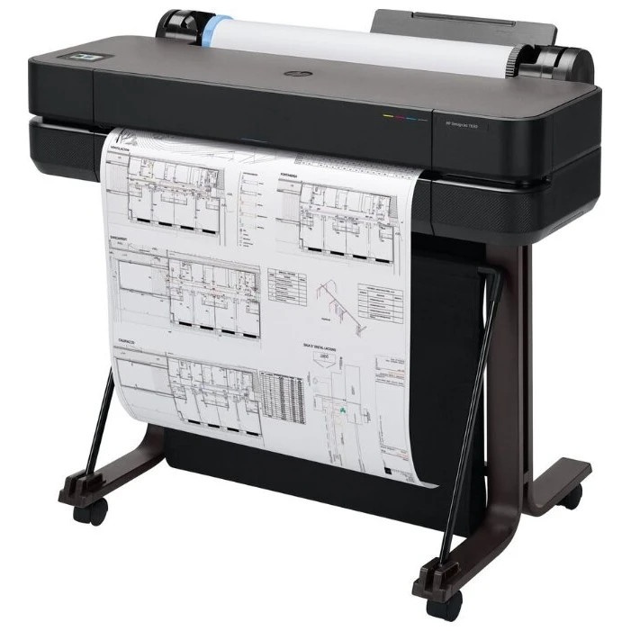 Плоттер струйный HP Designjet T630, A1, цветной, 24", 610 мм, 2400x1200 dpi, USB, Gigabit Ethernet,