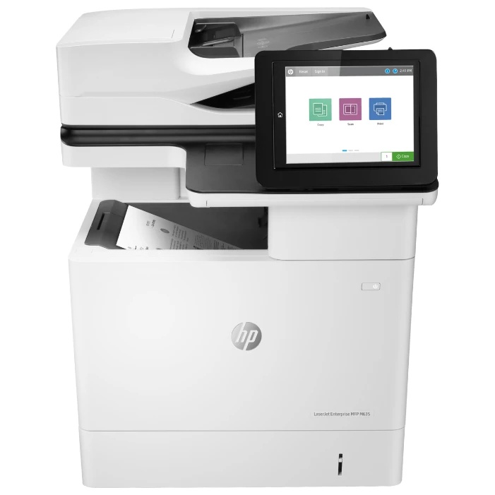 МФУ HP LaserJet Enterprise MFP M635h (A4, принтер/копир/сканер, 1200dpi, 61ppm, 1.5Gb+HDD500Gb, DADF
