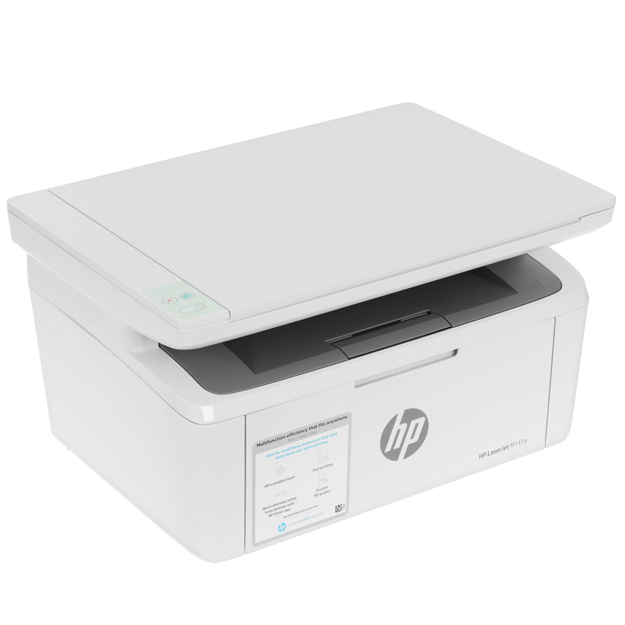 МФУ лазерный HP LaserJet M141a (7MD73A), A4, ч/б, печ. до 20 стр/мин., 600 x 600 dpi, USB
