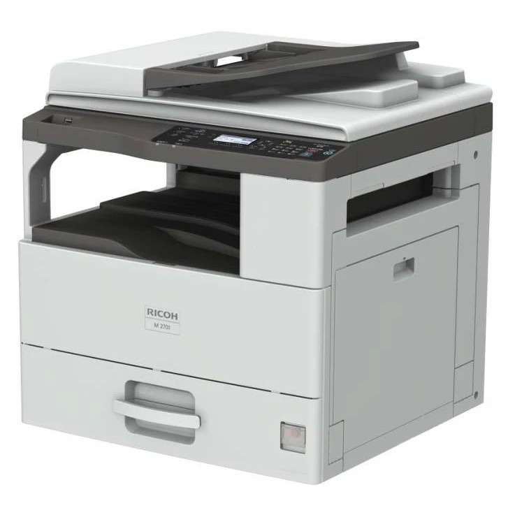 МФУ лазерный Ricoh M 2701 (418118), A3, ч/б, печ. до 27 стр/мин. (А4) до 15 стр/мин. (А3), скан. до