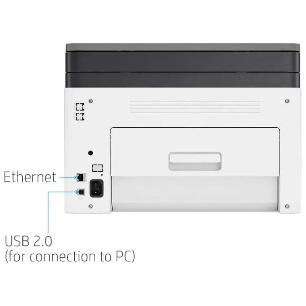 МФУ лазерный HP Color 178nw (4ZB96A), A4, цветной, печ. до 18 стр/мин. (ч/б) до 4 стр/мин. (цвет), 6