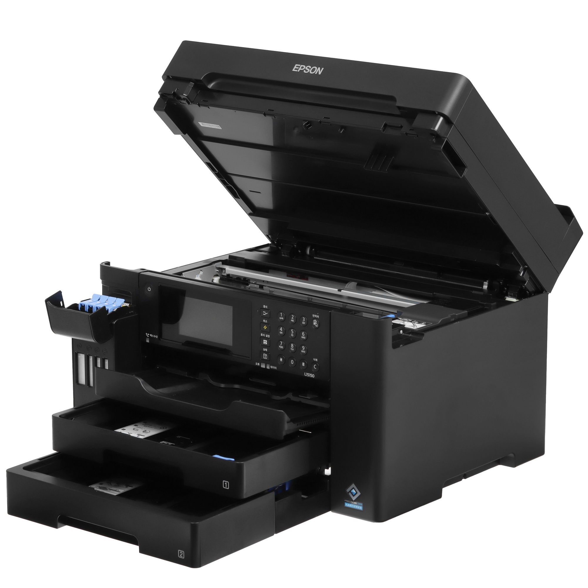 МФУ струйный Epson L15150, (A3, ADF, duplex, 35 стр./мин., Ethernet, Wi-Fi  черный)
