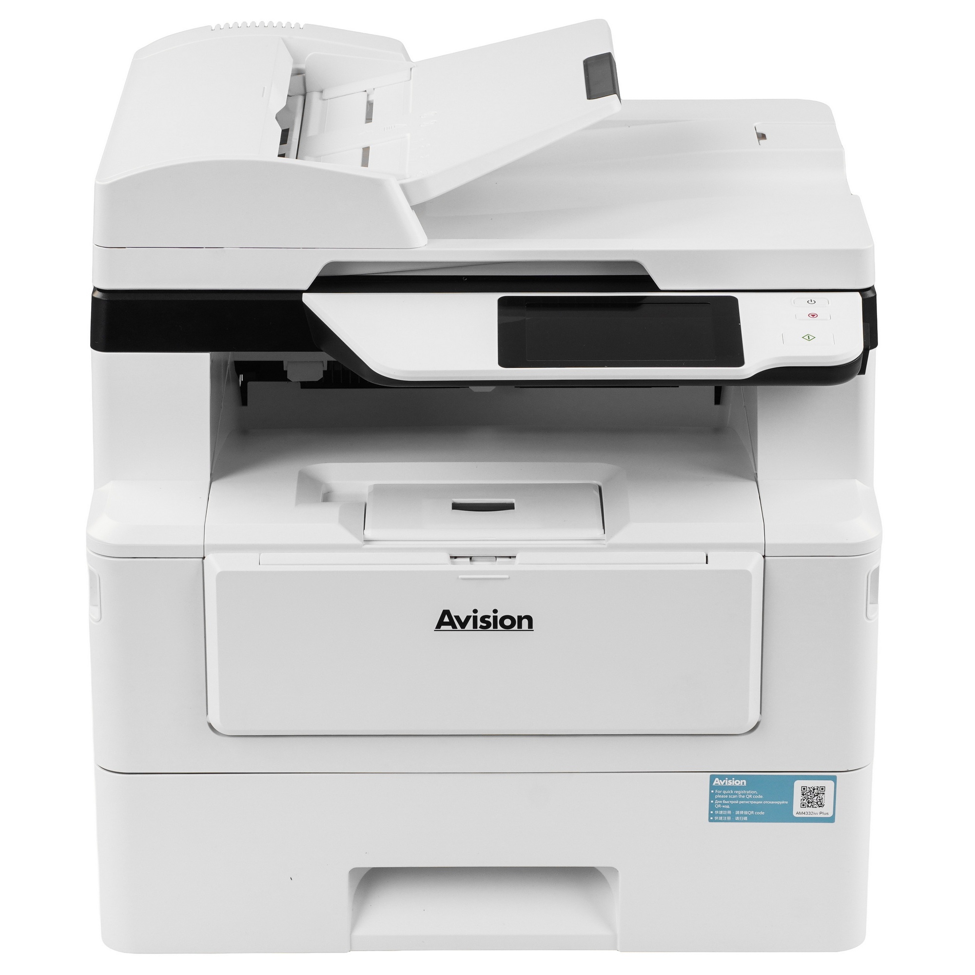 МФУ лазерный Avision AM43A Plus, A4, ч/б, печ. 43 стр/мин., скан. до 36 стр/мин., 1200x1200 dpi, Eth