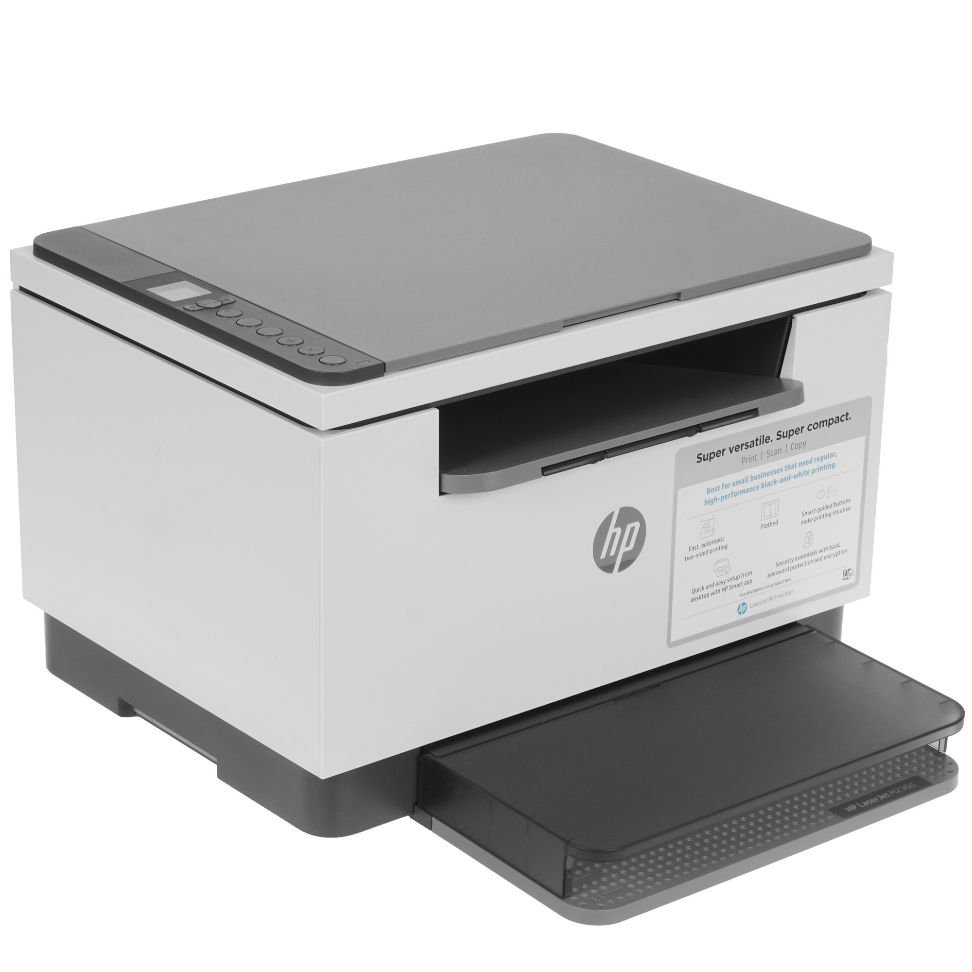 МФУ лазерный HP LaserJet M236d (9YF94A), A4, ч/б, печ. до 29 стр/мин., 600 x 600 dpi, USB