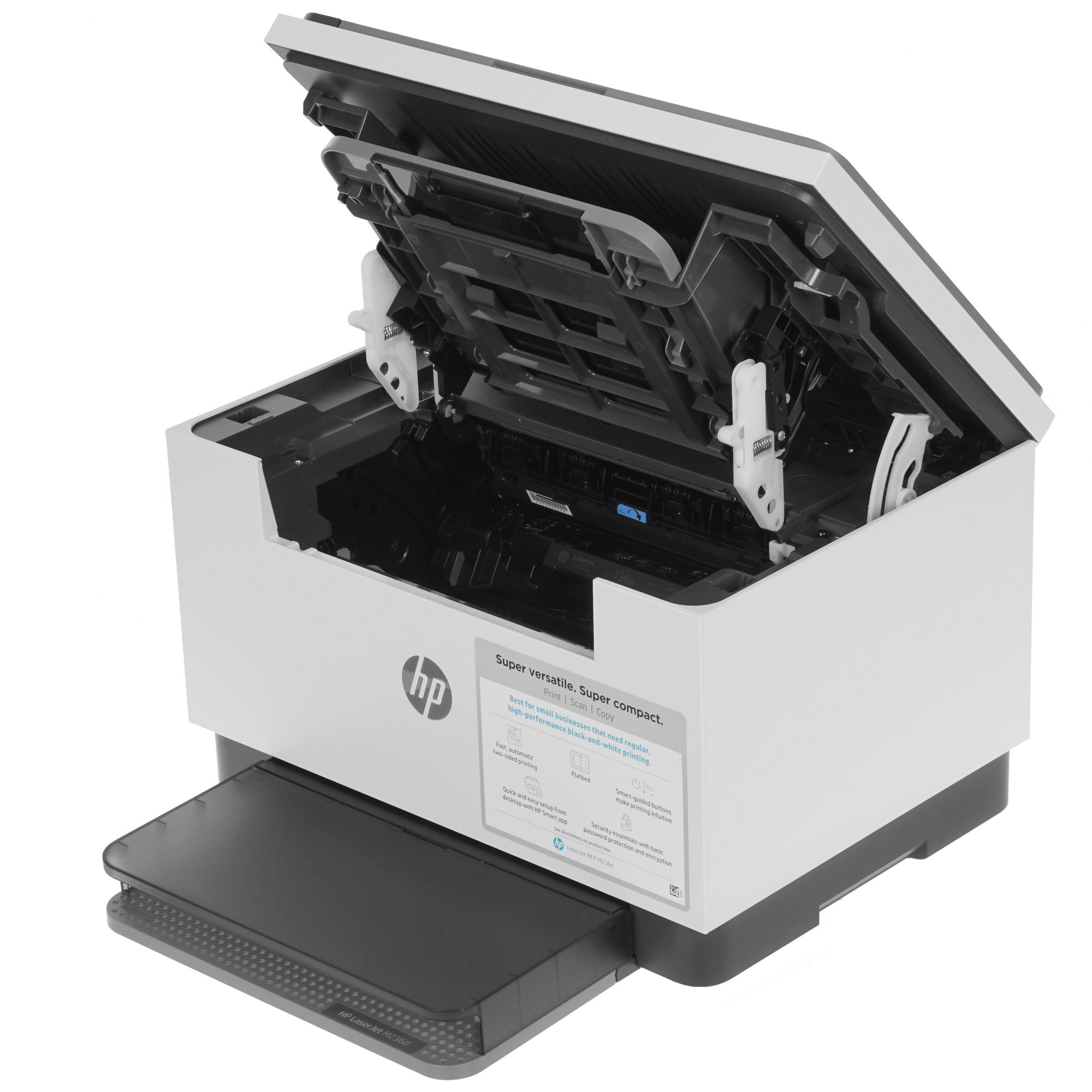 МФУ лазерный HP LaserJet M236d (9YF94A), A4, ч/б, печ. до 29 стр/мин., 600 x 600 dpi, USB