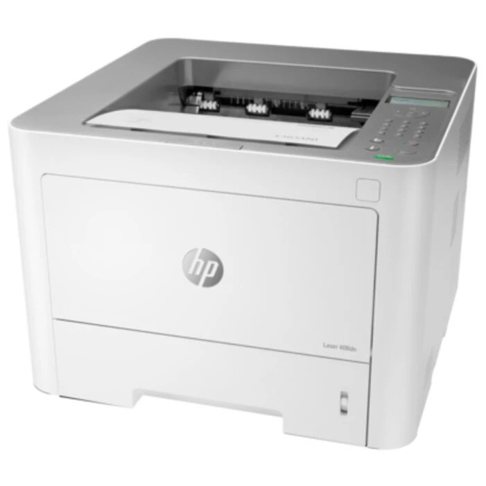 Принтер лазерный HP Laser 408dn (7UQ75A), A4, ч/б, печ. до 40 стр/мин., 1200 x 1200 dpi, USB, RJ-45