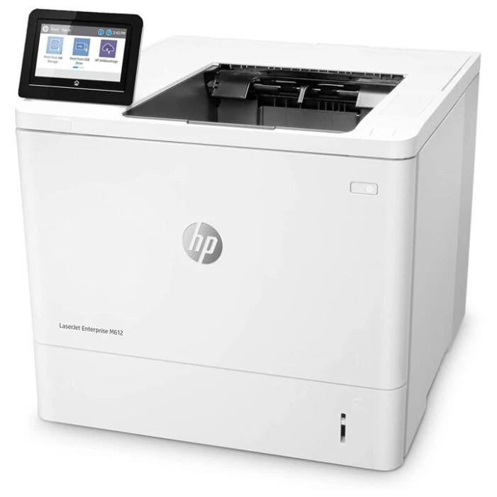 Принтер лазерный HP LaserJet Enterprise M612dn (7PS86A), A4, ч/б, печ. до 71 стр/мин., 1200 x 1200 d