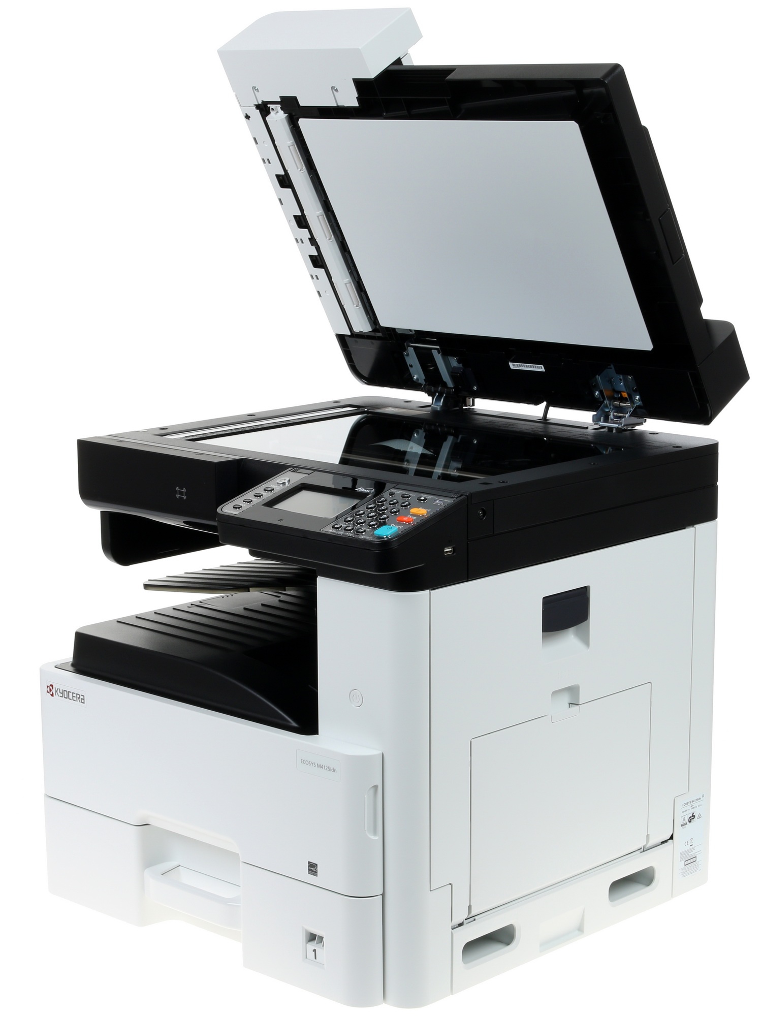 МФУ лазерный Kyocera Ecosys M4125idn (1102P23NL0), A3, ч/б, печ. до 25 стр/мин. (А4) до 12 стр/мин.
