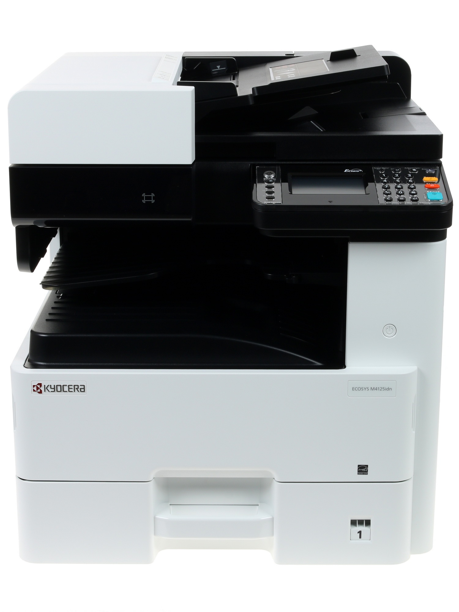 МФУ лазерный Kyocera Ecosys M4125idn (1102P23NL0), A3, ч/б, печ. до 25 стр/мин. (А4) до 12 стр/мин.