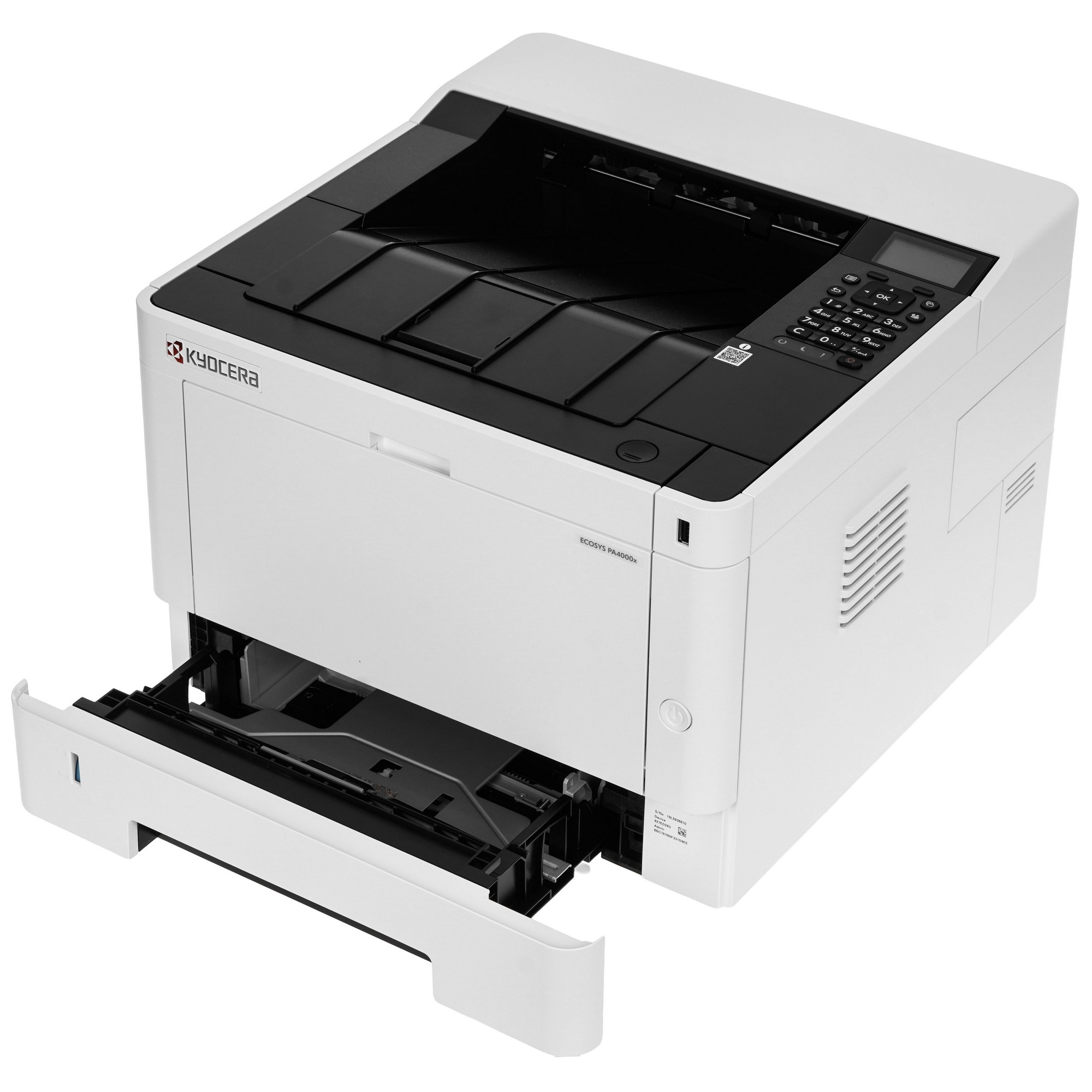 Принтер лазерный Kyocera ECOSYS PA4000x (110C153NL0), A4, монохромный, Duplex, печ. до 40 стр/мин, 1