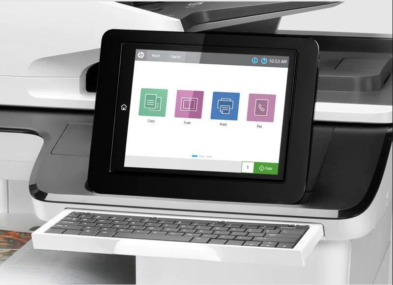 МФУ лазерный HP Color LaserJet Enterprise Flow MFP M776z (3WT91A), A3, цветной, печ. до 46 стр/мин.