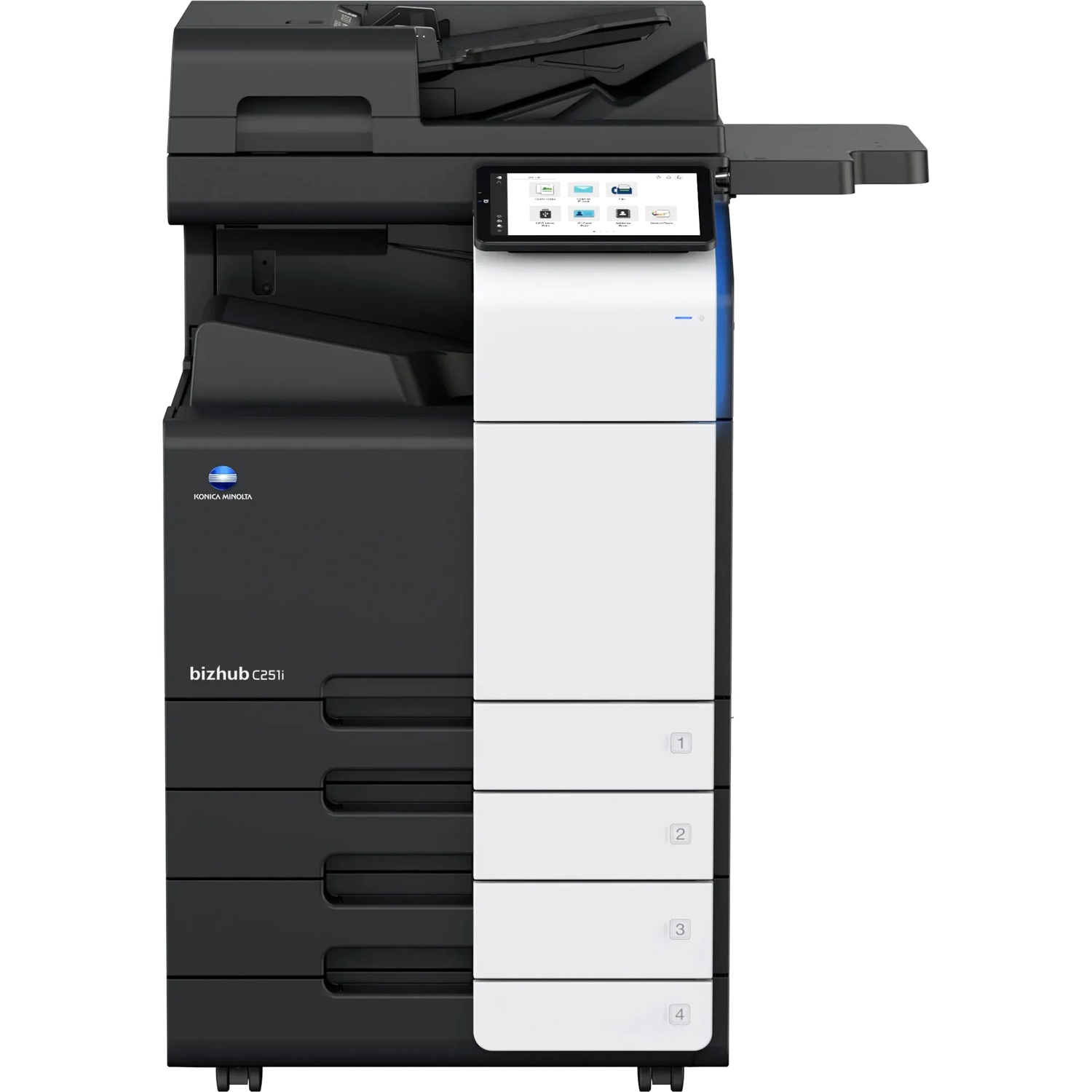 МФУ Konica Minolta bizhub C251i (A3, 25 стр./мин, без крышки и ADF, без тумбы, без картриджей, без к