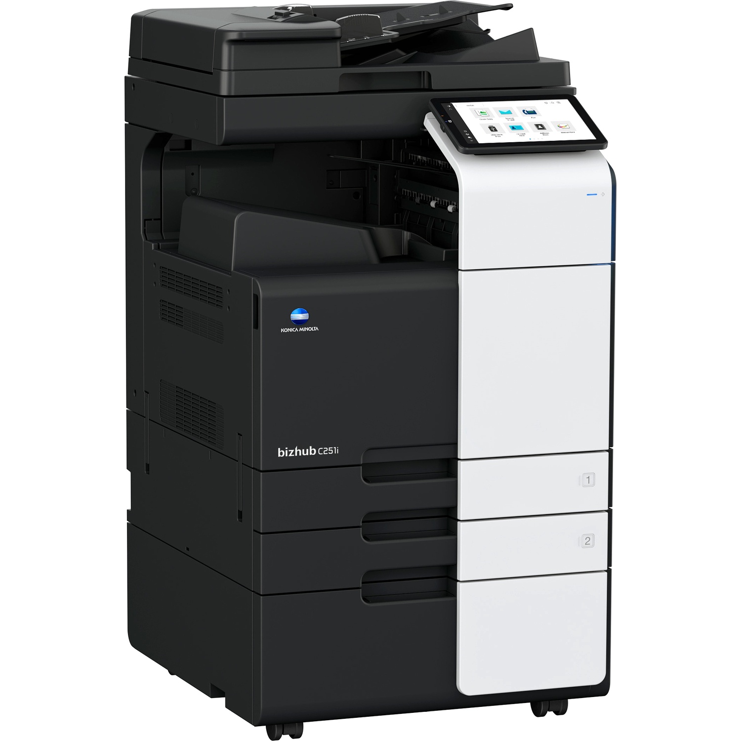 МФУ Konica Minolta bizhub C251i (A3, 25 стр./мин, без крышки и ADF, без тумбы, без картриджей, без к