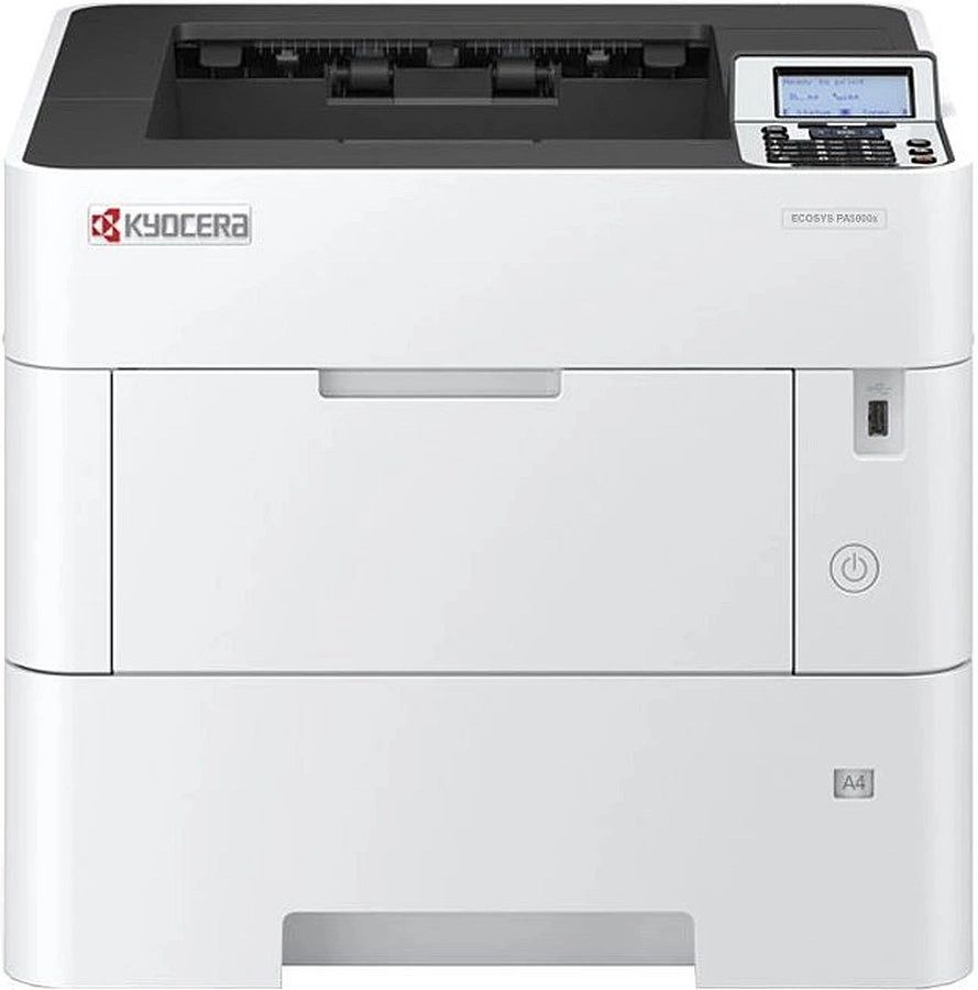 Принтер лазерный Kyocera PA5000x (110C0X3NL0), A4, ч/б, печ. до 50 стр/мин., 1200 x 1200 dpi, USB, R