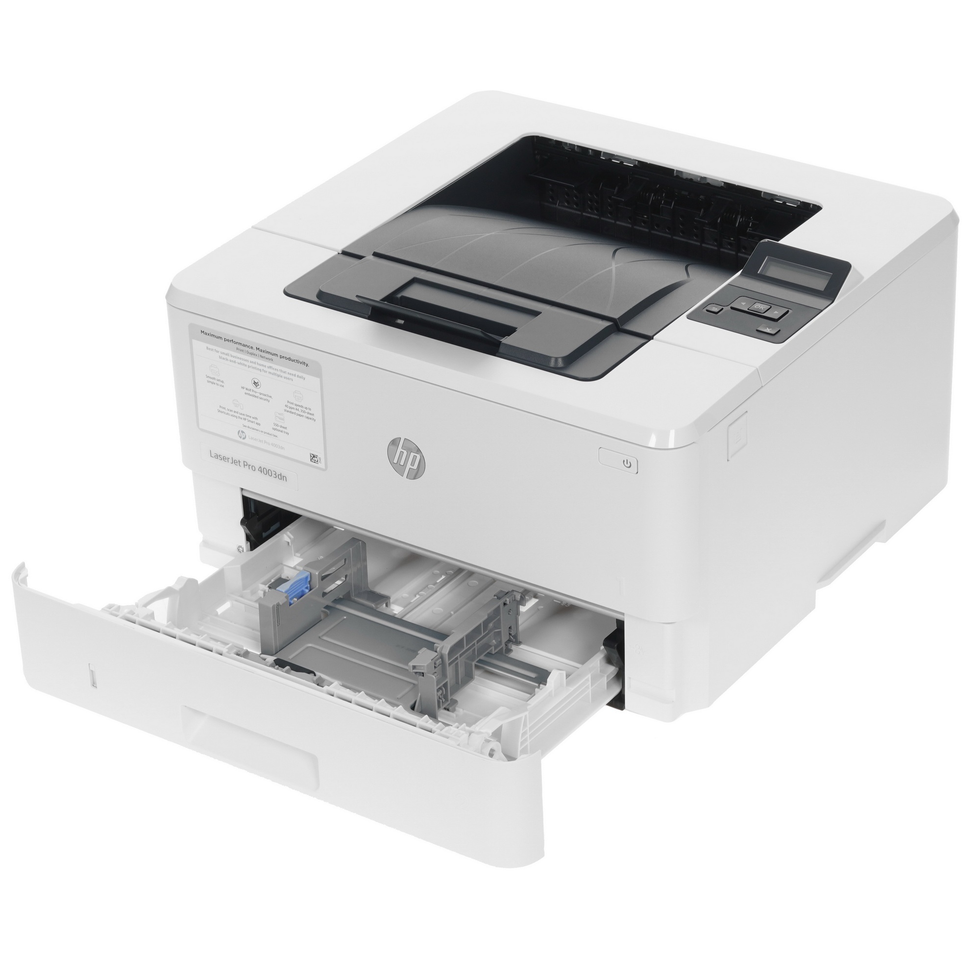 Принтер лазерный HP LaserJet Pro 4003dn (2Z609A), A4, ч/б, печ. до 40 стр/мин., 1200 x 1200 dpi, USB