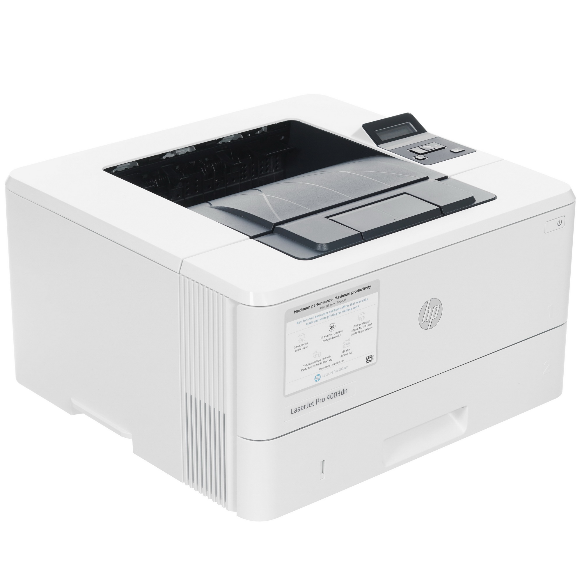 Принтер лазерный HP LaserJet Pro 4003dn (2Z609A), A4, ч/б, печ. до 40 стр/мин., 1200 x 1200 dpi, USB