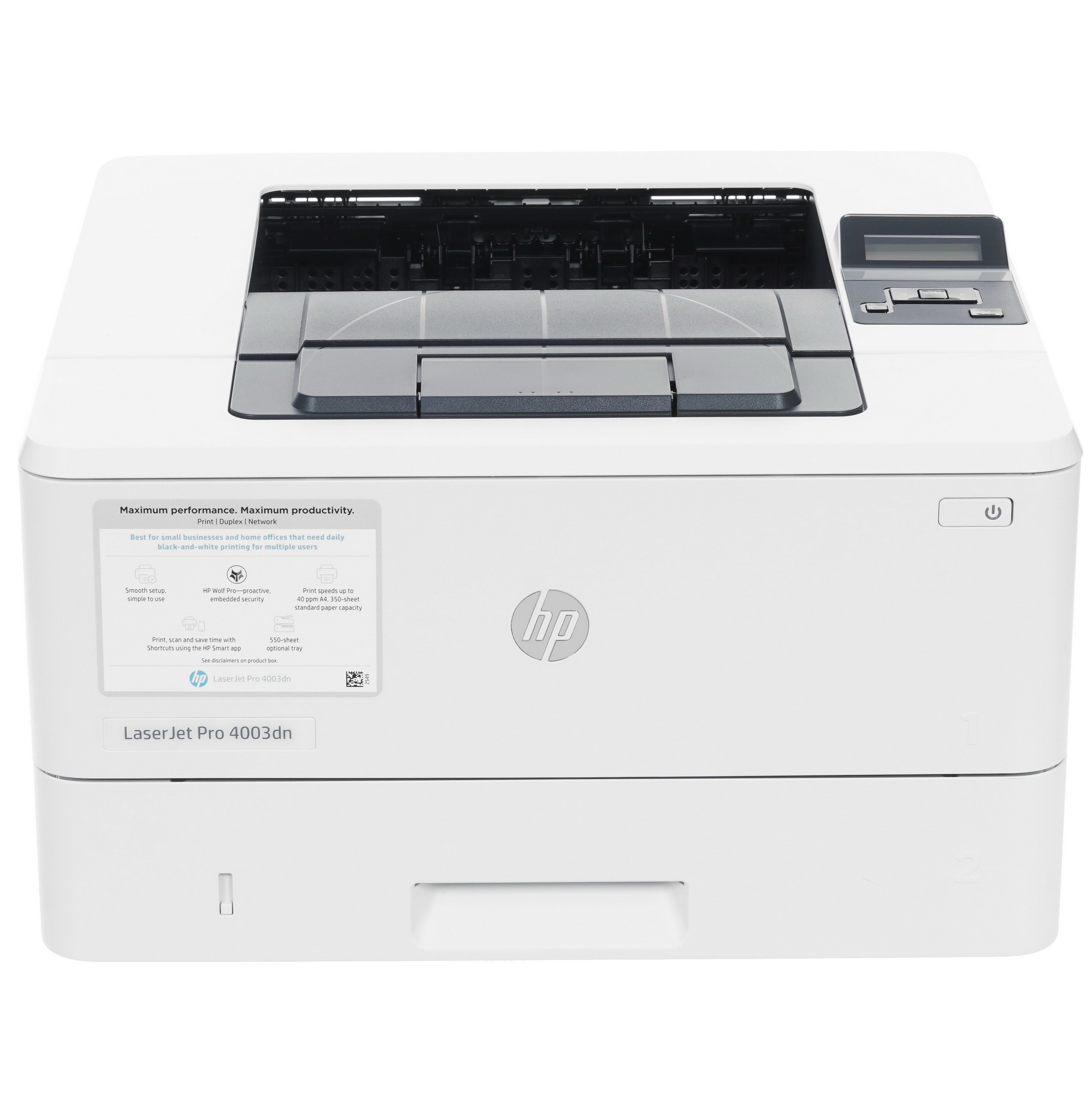 Принтер лазерный HP LaserJet Pro 4003dn (2Z609A), A4, ч/б, печ. до 40 стр/мин., 1200 x 1200 dpi, USB