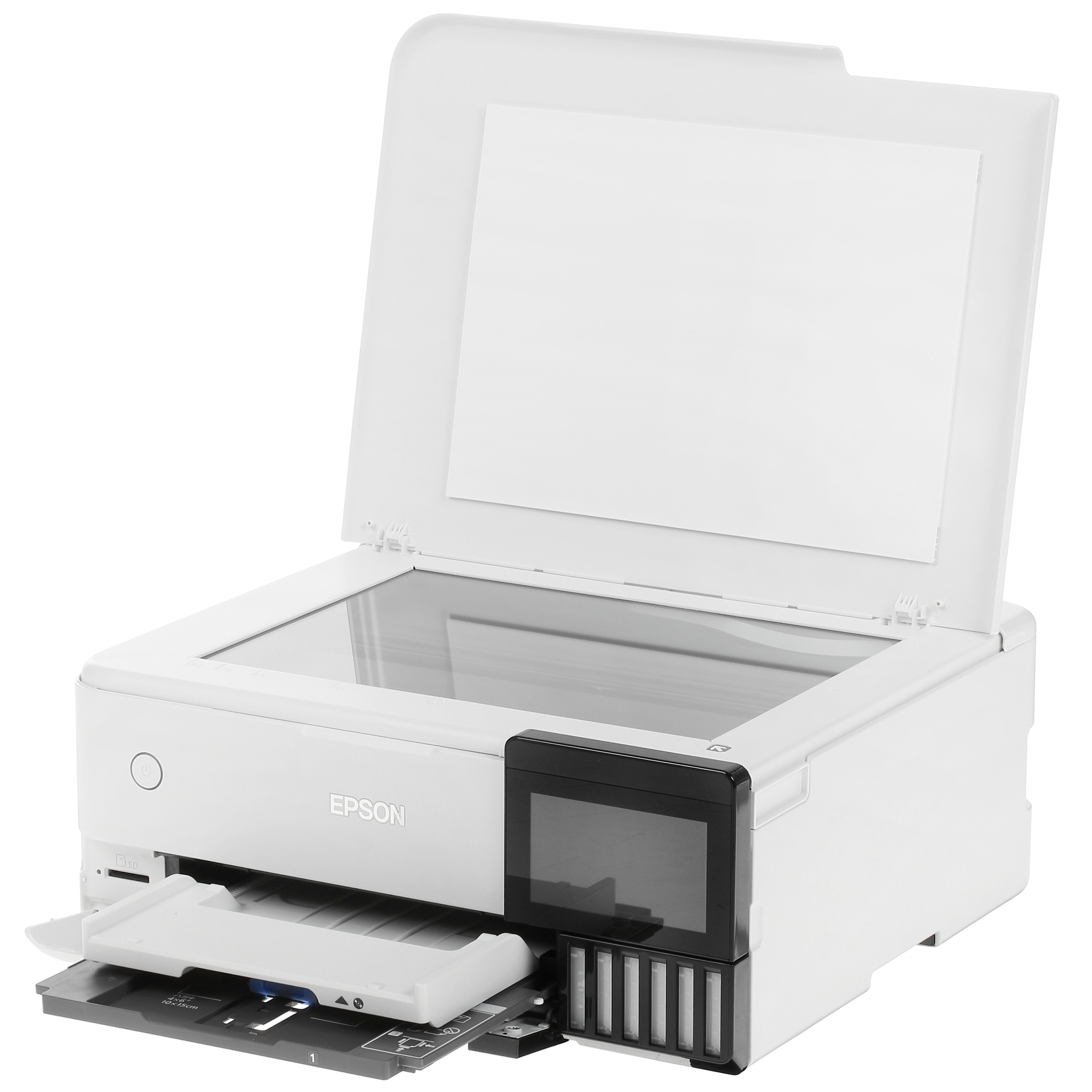 МФУ струйный Epson L8180 (C11CJ21403/C11CJ21402) A3 Duplex Net WiFi USB RJ-45 черный