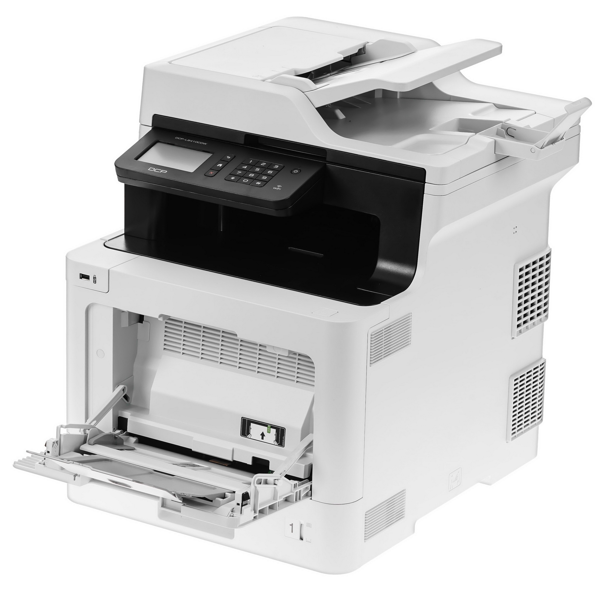 МФУ лазерное Brother DCP-L8410CDW, P/C/S, цветной, А4, 31 стр/мин, 512 Мб, Duplex, ADF50, GigaLAN, W