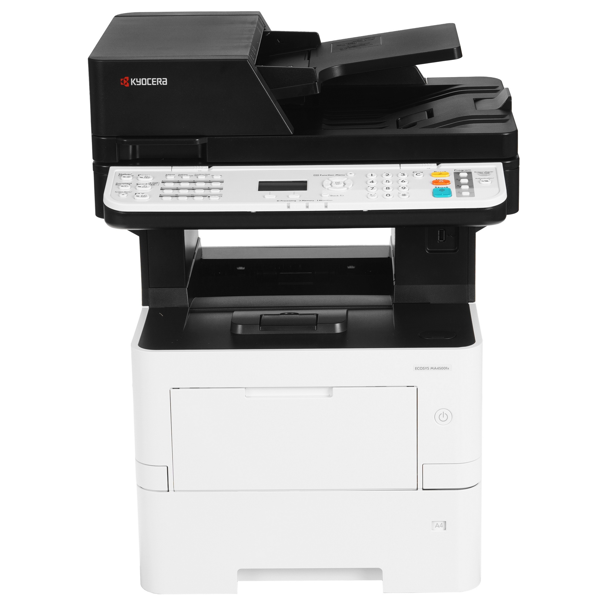 МФУ лазерный Kyocera ECOSYS MA4500fx (110C123NL0), A4, ч/б, печ. до 45 стр/мин., скан. до 60 стр/мин