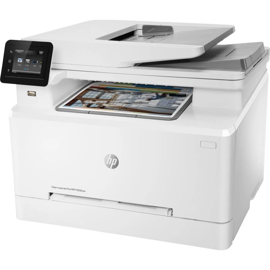 МФУ лазерный HP Color LaserJet Pro M282nw (7KW72A), A4, цветной, печ. до 21 стр/мин., скан. до 26 ст