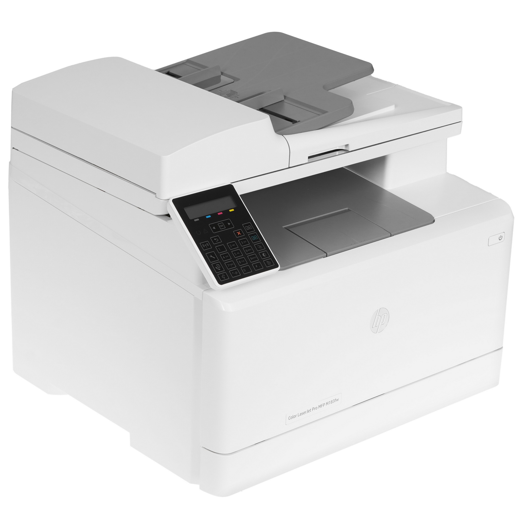 МФУ лазерный HP Color LaserJet Pro M183fw (7KW56A), A4, цветной, печ. до 16 стр/мин., скан. до 15 ст
