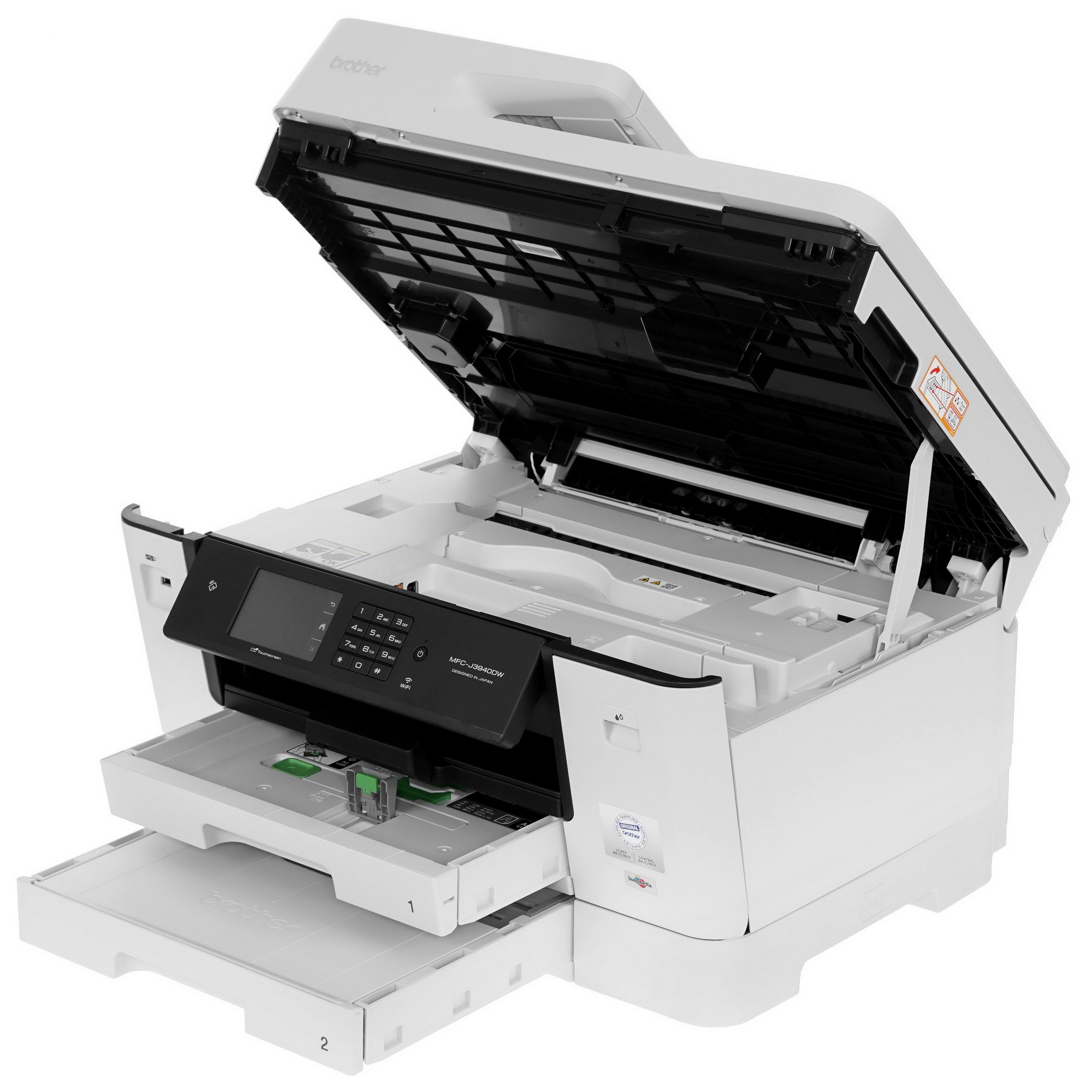 МФУ струйный Brother MFC-J3940DW, А3, цветной, печ. 28 стр/мин., 4800x1200 dpi (печать) 600x600 dpi