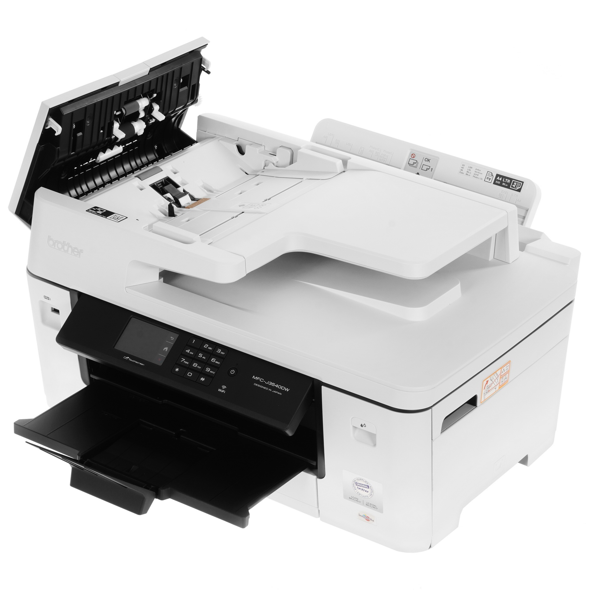 МФУ струйный Brother MFC-J3540DW, A3, цветной, печ. 28 стр/мин., 4800x1200 dpi (печать) 2400x1200 dp