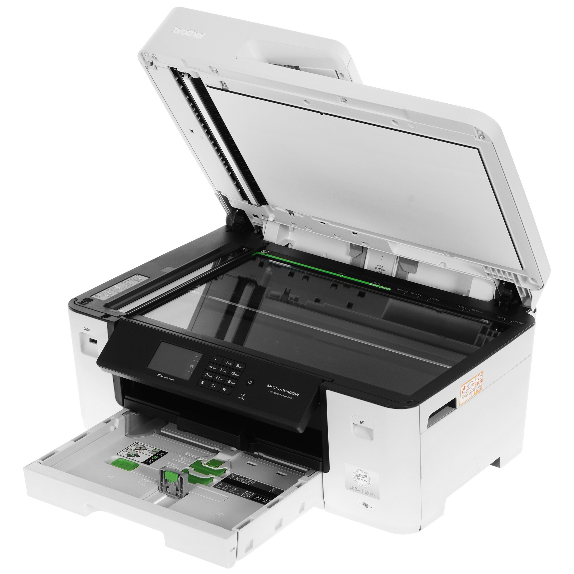 МФУ струйный Brother MFC-J3540DW, A3, цветной, печ. 28 стр/мин., 4800x1200 dpi (печать) 2400x1200 dp