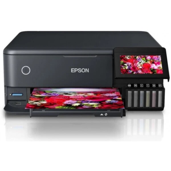 МФУ струйный Epson EcoTank L8160 (C11CJ20503) черный, A4, ч/б печ. 16 стр/мин., цв. печ. 12 стр/мин.