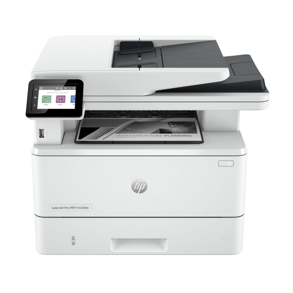 МФУ лазерное HP LaserJet Pro MFP 4103fdn_BBU (2Z628A_BBU) {A4, 1200dpi, 38ppm, 512Mb, 1200 MHz tray