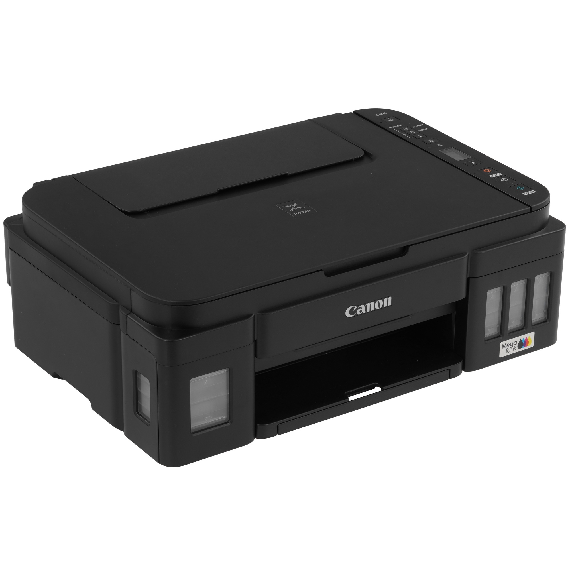 МФУ струйный Canon PIXMA G3416 (2315C052), А4, цветной, печ. 8.8 стр/мин. (ч/б) 5 стр/мин. (цвет), с