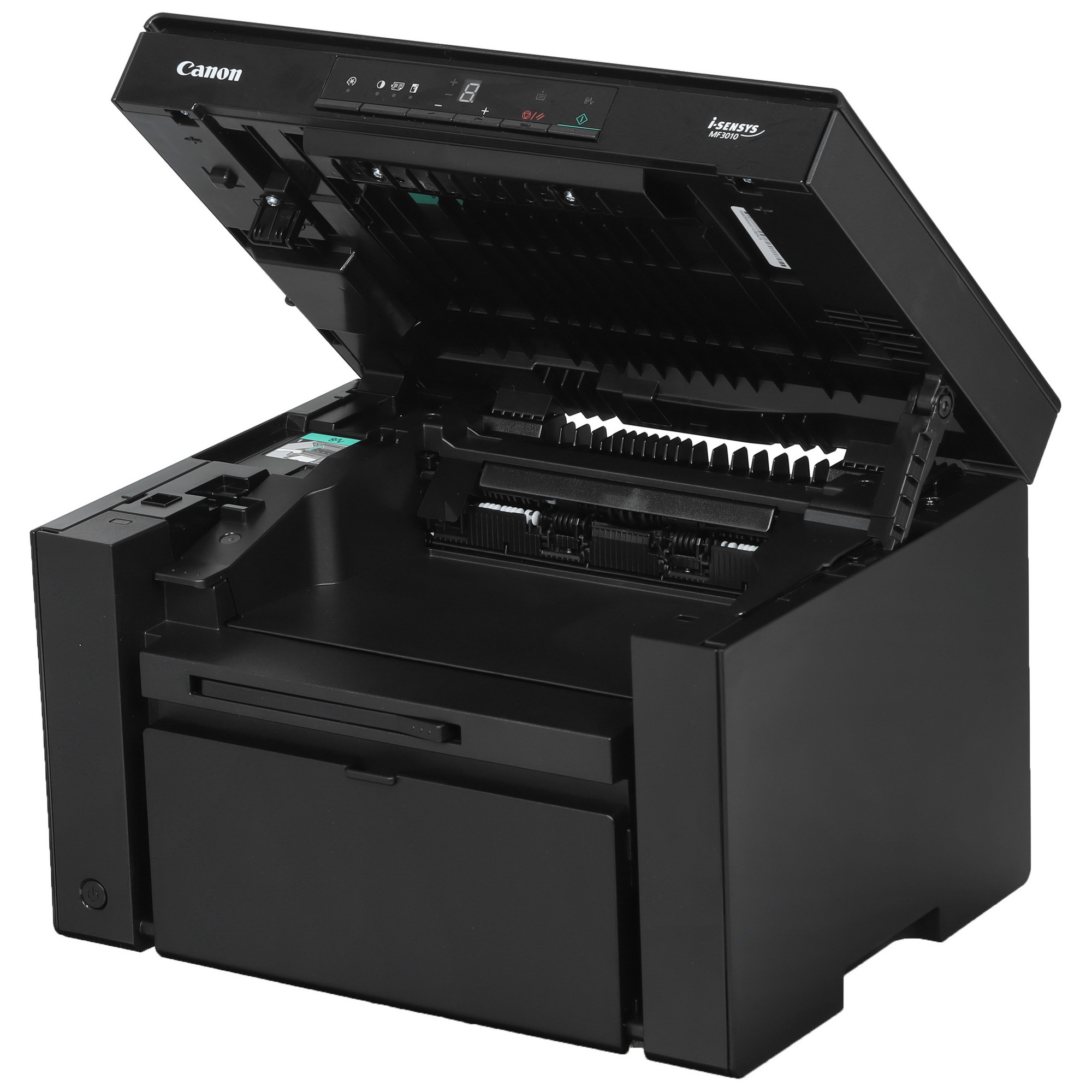 МФУ лазерный Canon i-SENSYS MF3010 (5252B034) + 2 картриджа, A4, ч/б, печ. 18 стр/мин., скан. до 18