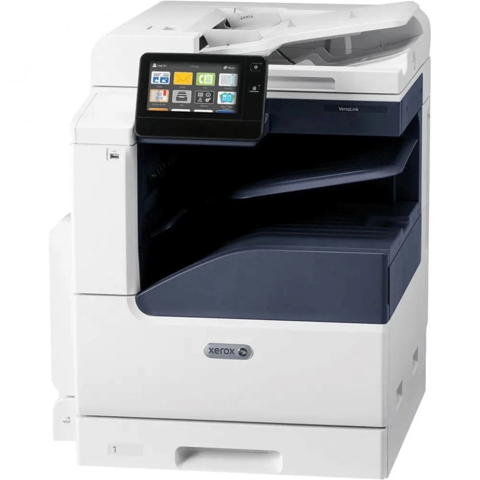 МФУ Xerox VersaLink C7120/C7125/C7130, Напольная конфигурация с тумбой, Установлено:Жесткий диск Xer