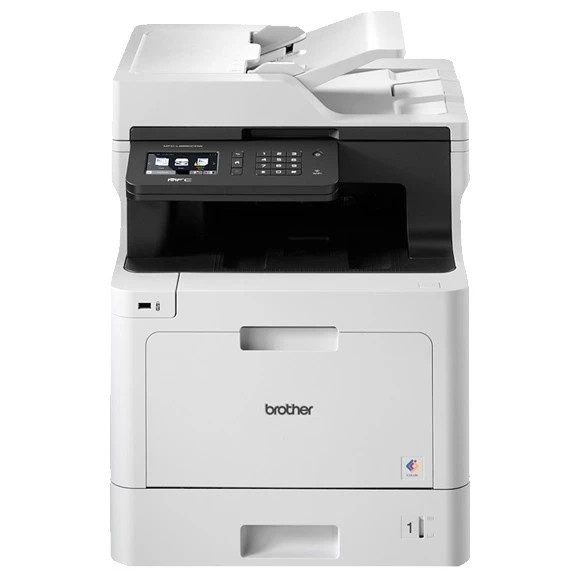 МФУ Brother MFC-L8690CDW, цветной лазерный A4 Duplex Net WiFi серый/черный