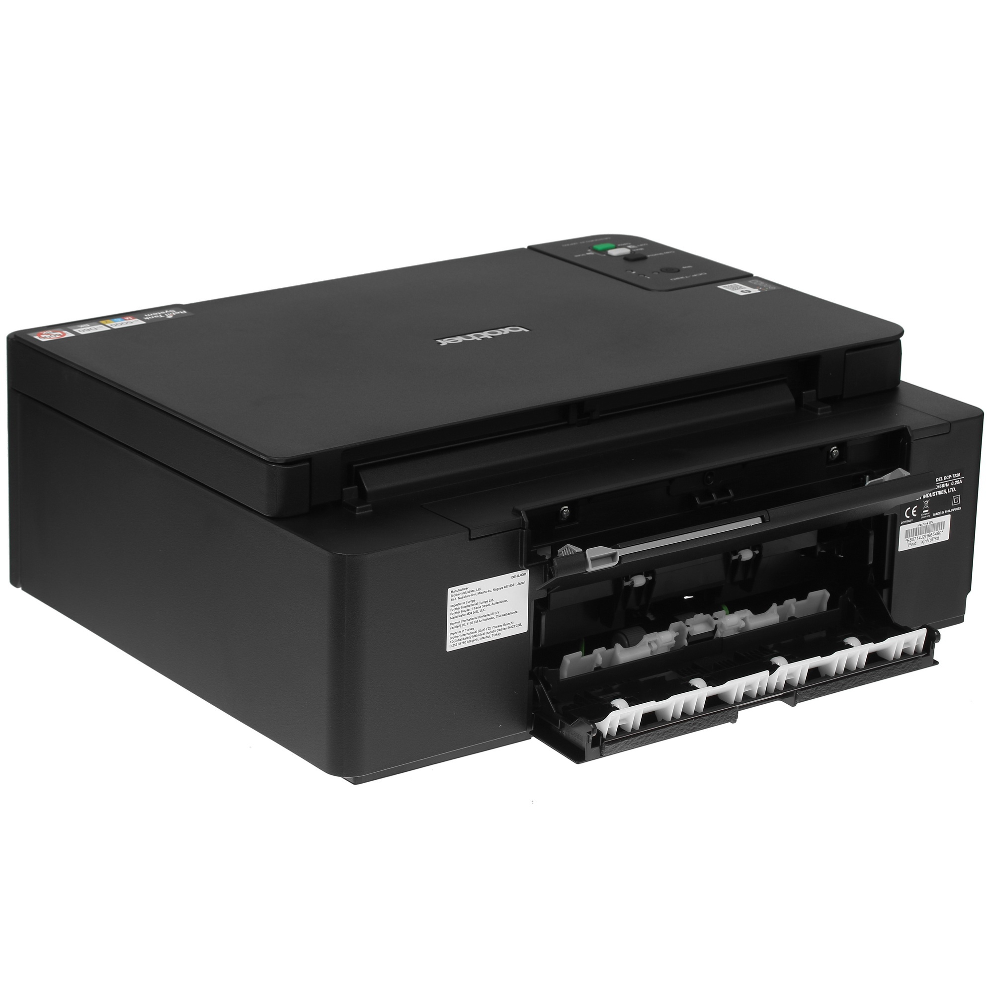 МФУ струйный Brother DCP-T220 Inkbenefit Plus, А4, цветное, печ. 16 стр/мин. (ч/б), 9 стр/мин. (цвет