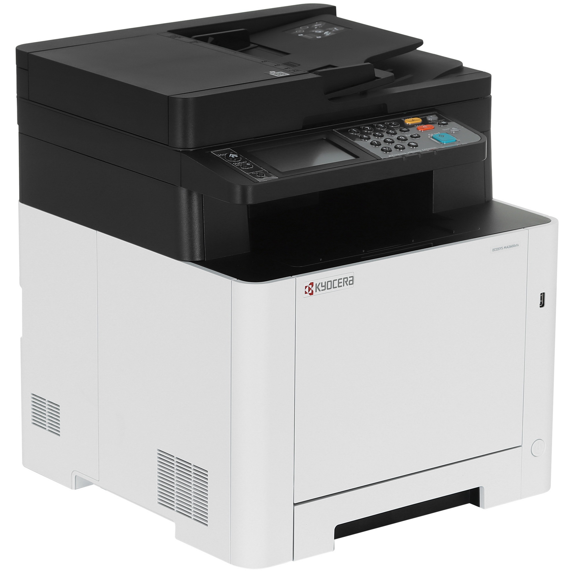 Лазерное МФУ Kyocera ECOSYS MA2600cfx А4, ЦВЕТ, P/C/S/F, 26стр/мин,1200х1200,дуплекс,1024Mb (110C0F3