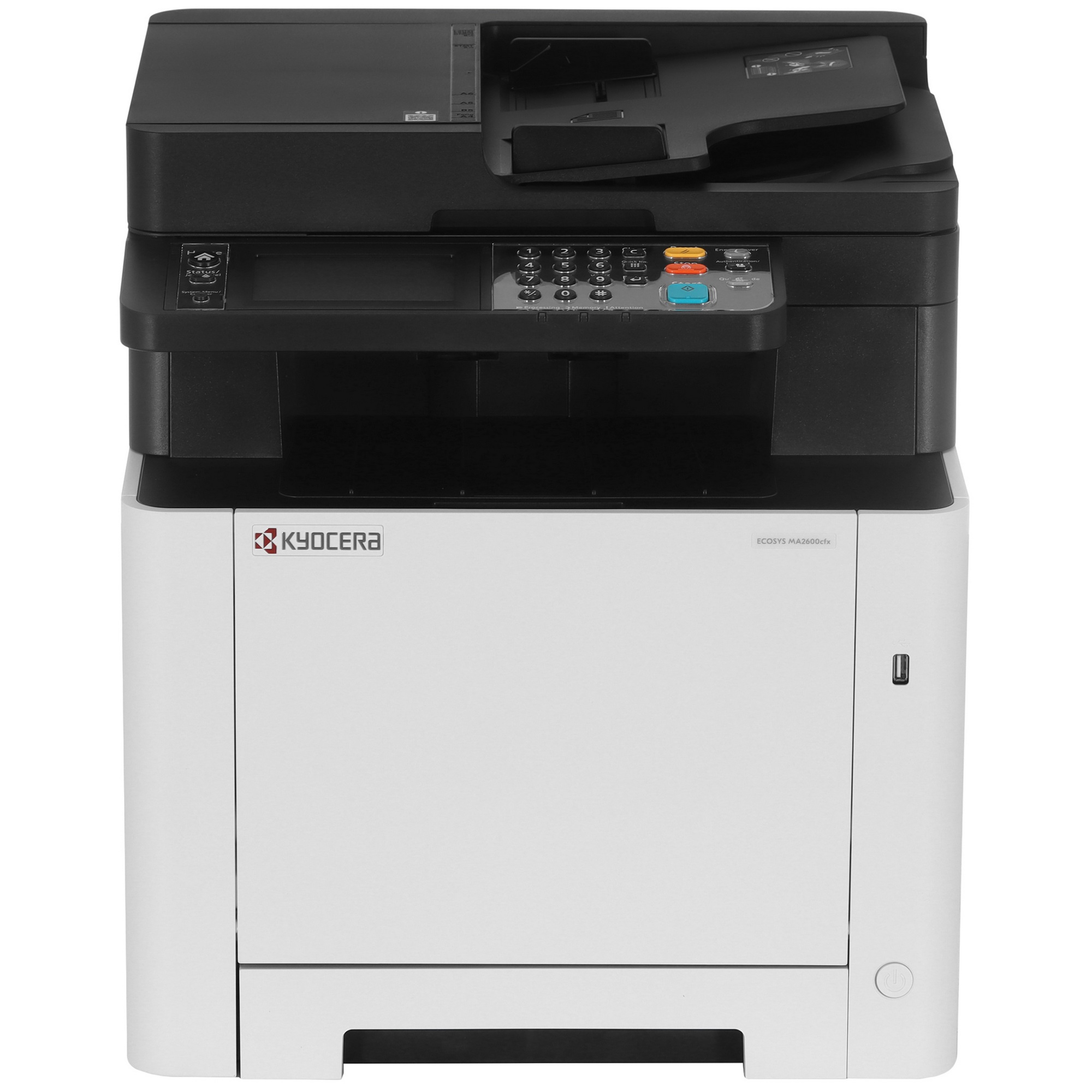 Лазерное МФУ Kyocera ECOSYS MA2600cfx А4, ЦВЕТ, P/C/S/F, 26стр/мин,1200х1200,дуплекс,1024Mb (110C0F3