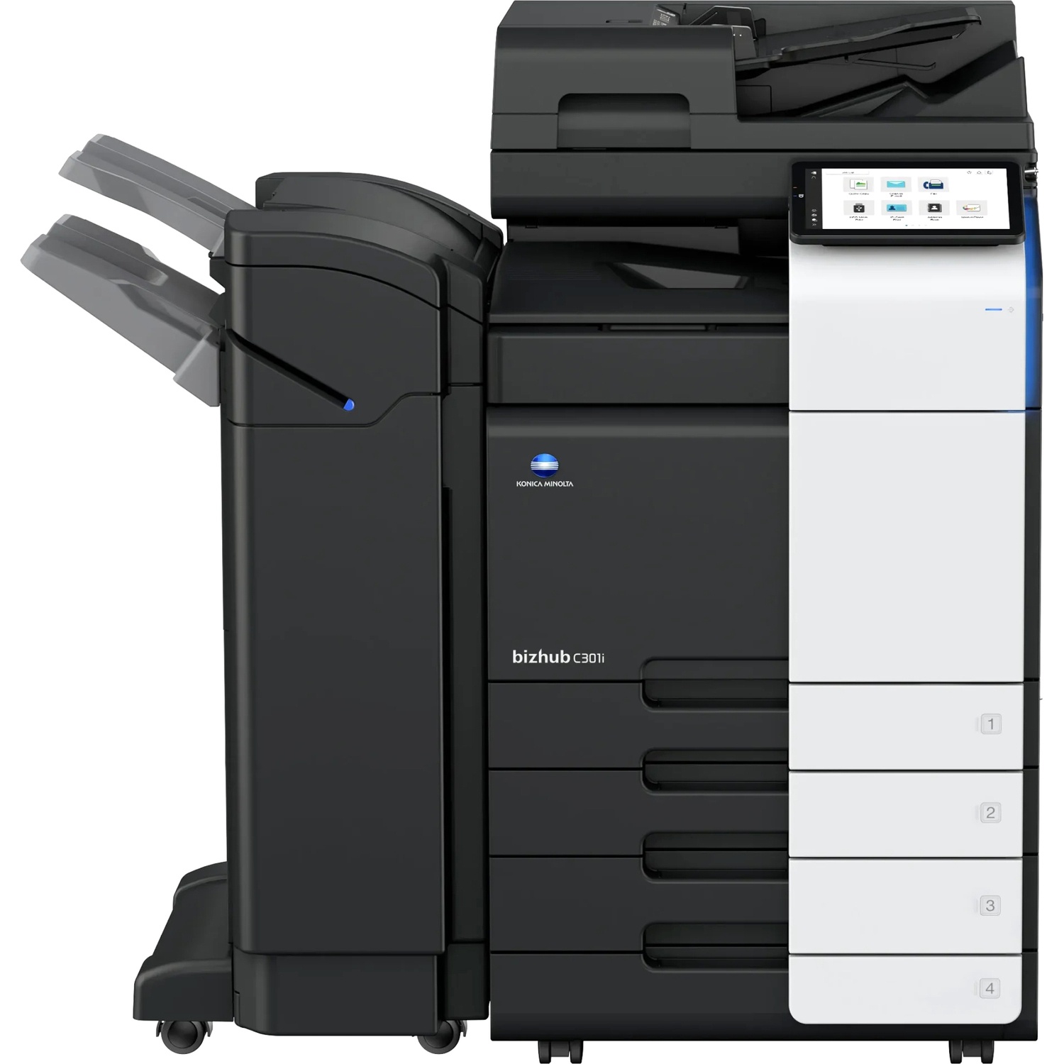 МФУ Konica Minolta bizhub C301i (A3, 30 стр./мин, без крышки и ADF, без тумбы, без картриджей, без к
