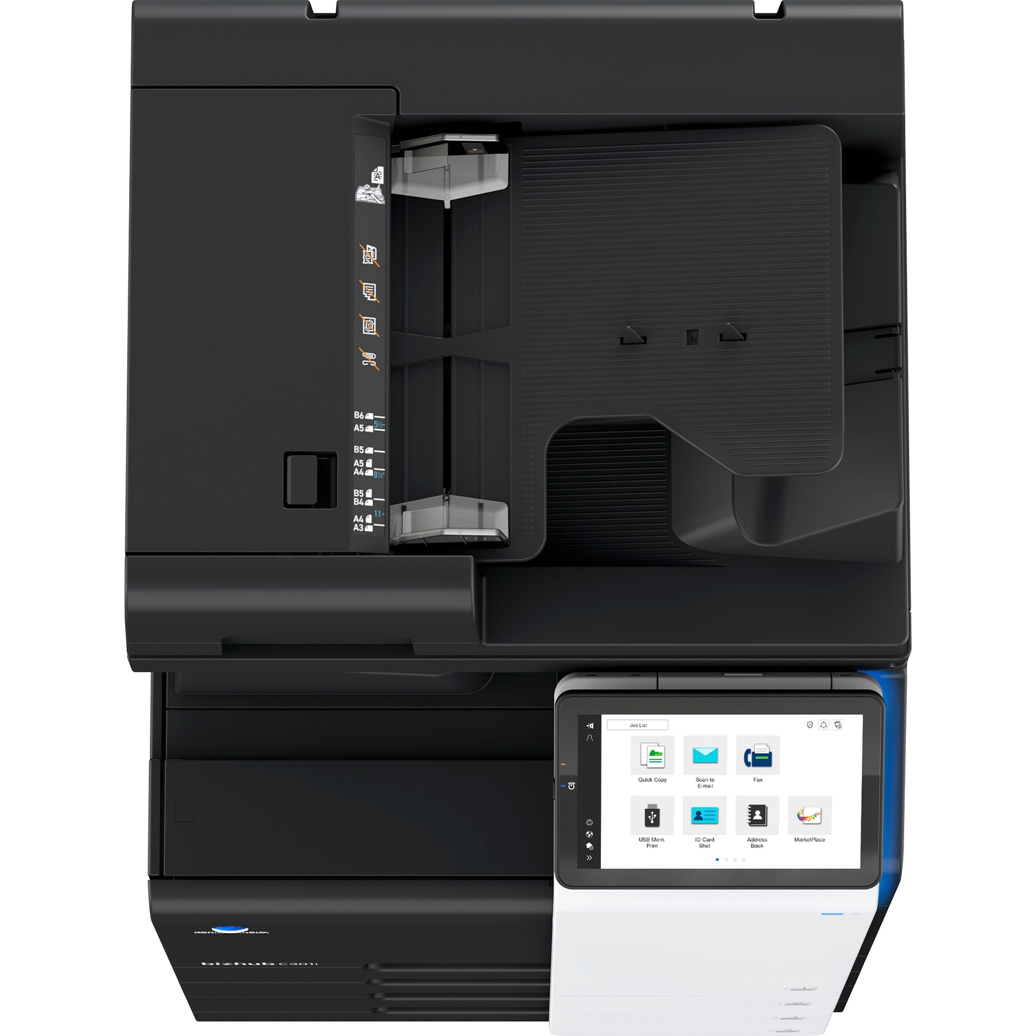 МФУ Konica Minolta bizhub C301i (A3, 30 стр./мин, без крышки и ADF, без тумбы, без картриджей, без к