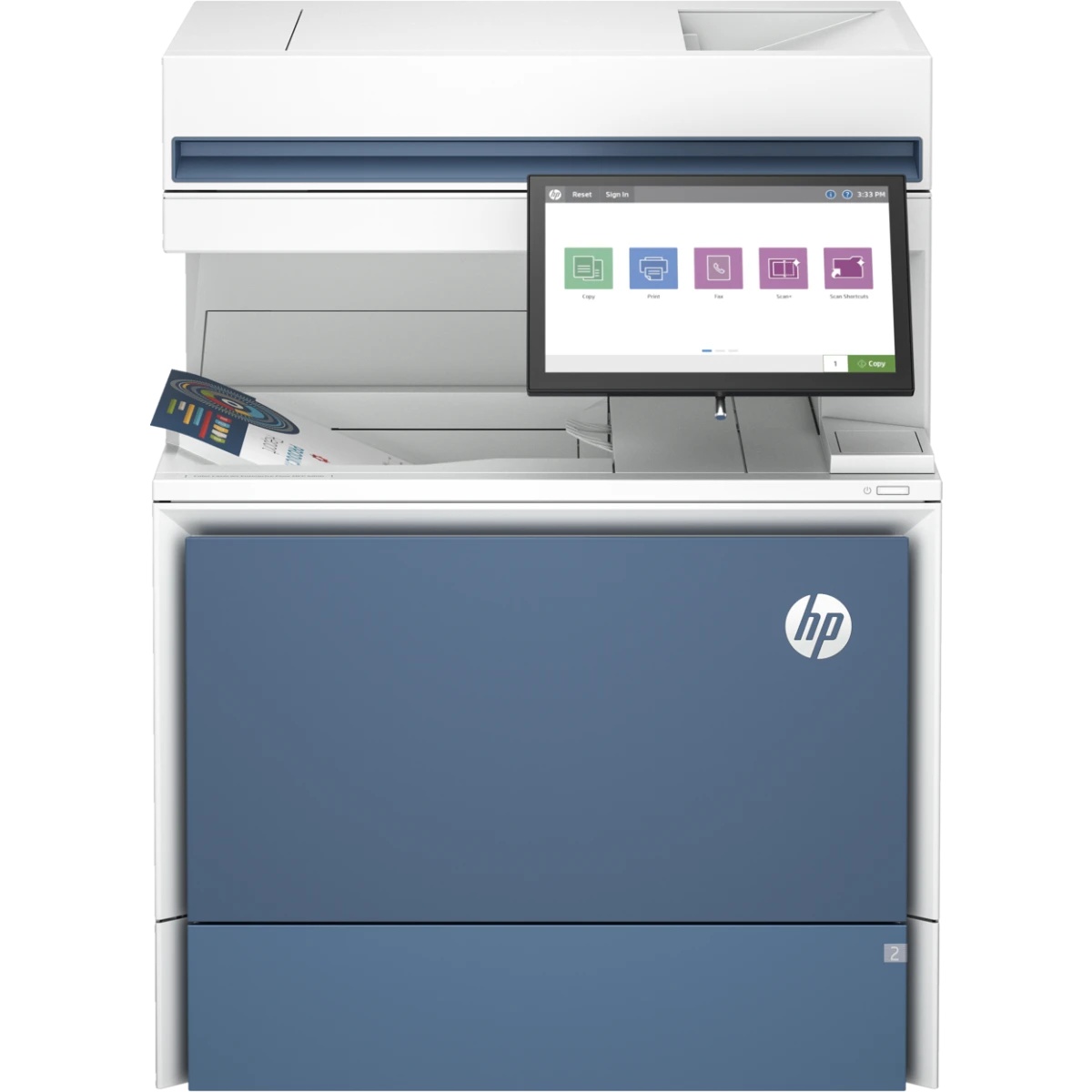 МФУ лазерный HP Color LaserJet Enterprise Flow MFP 6800zf (6QN36A), А4, цветной, печ. 55 стр/мин., с