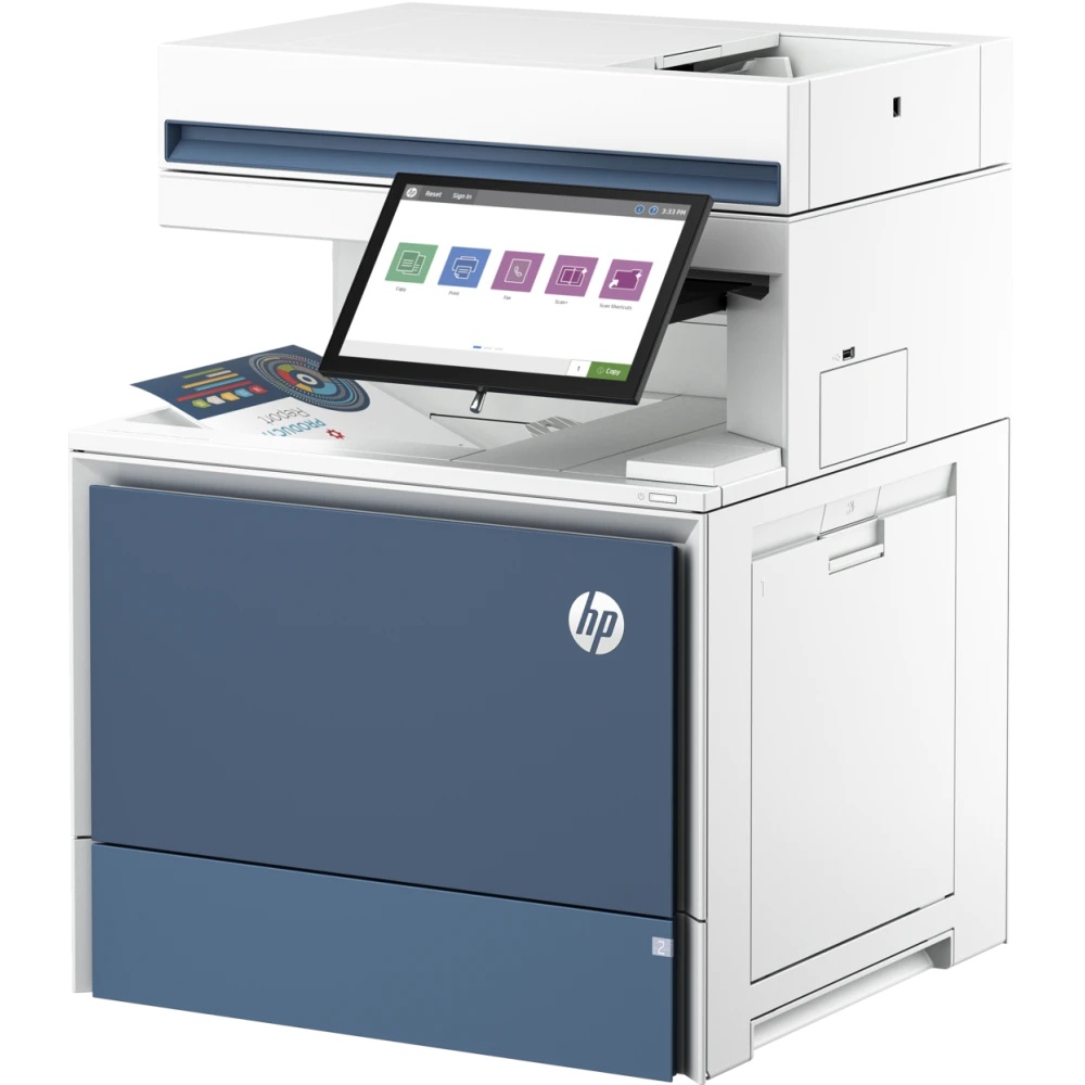 МФУ лазерный HP Color LaserJet Enterprise Flow MFP 6800zf (6QN36A), А4, цветной, печ. 55 стр/мин., с