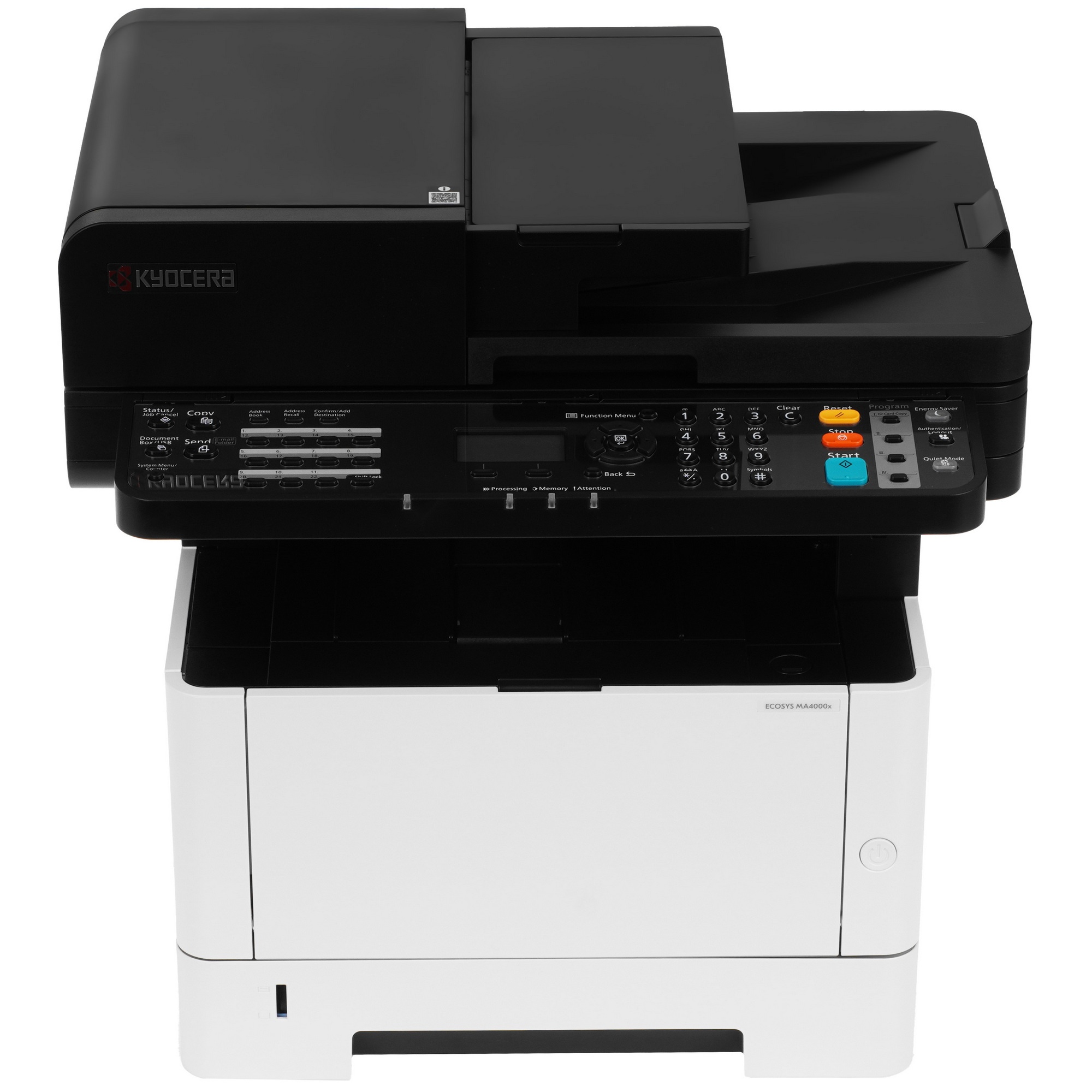 МФУ лазерное Kyocera ECOSYS MA4000x (Азия) , P/C/S, ч/б лазерный, A4, 40 стр/мин, 1200x1200 dpi, 512