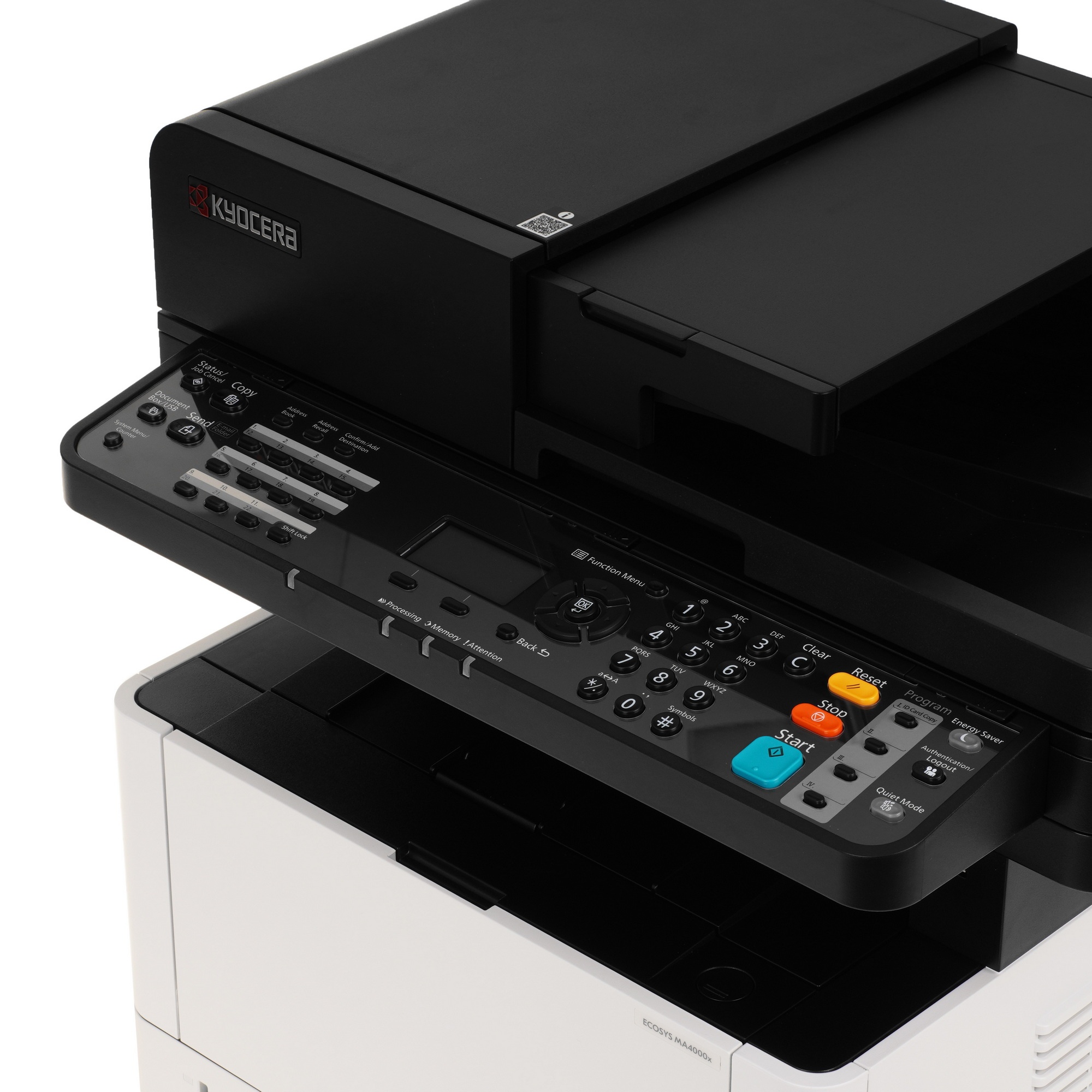 МФУ лазерное Kyocera ECOSYS MA4000x (Азия) , P/C/S, ч/б лазерный, A4, 40 стр/мин, 1200x1200 dpi, 512